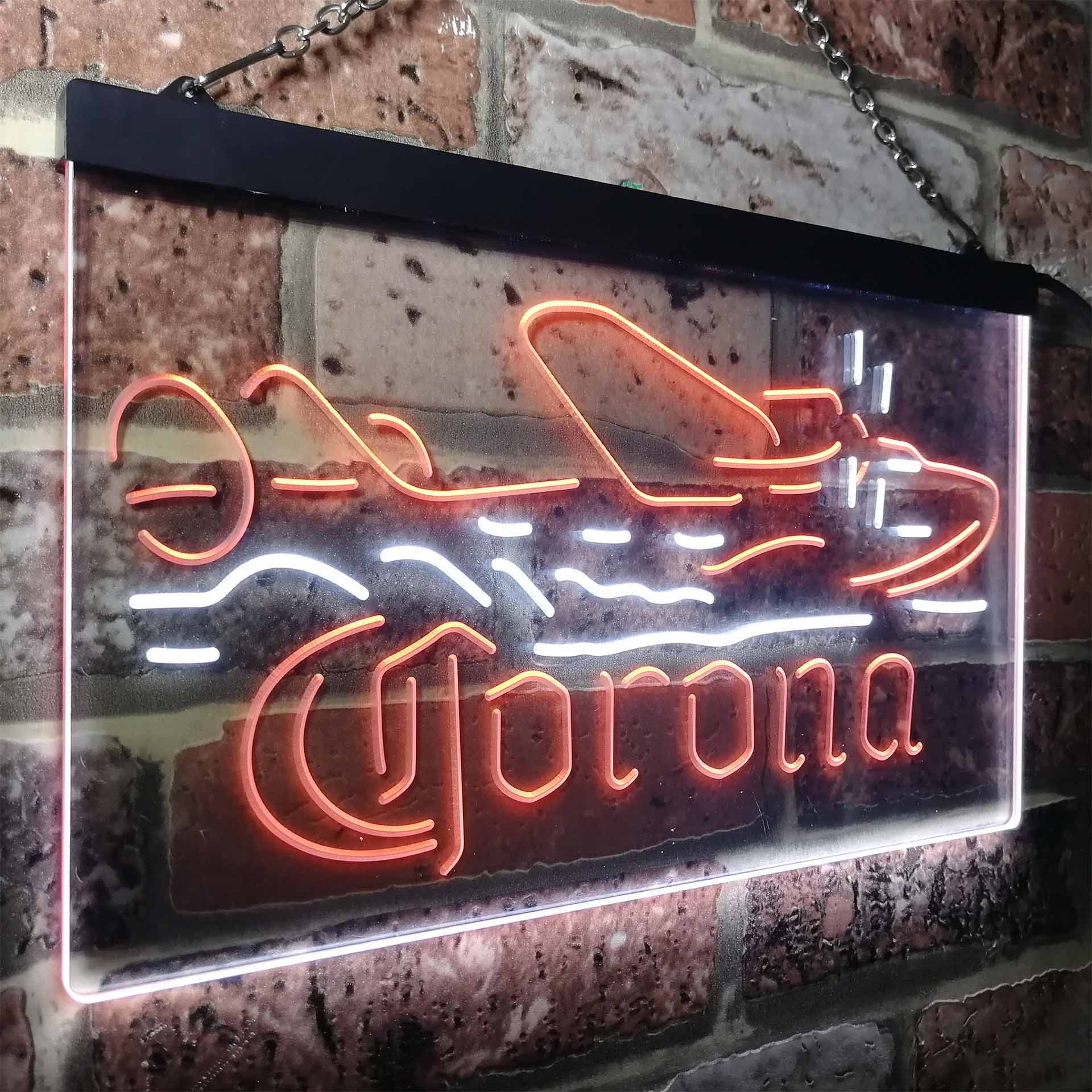 Corona Seaplane Hydroplane Neon-Like LED Sign