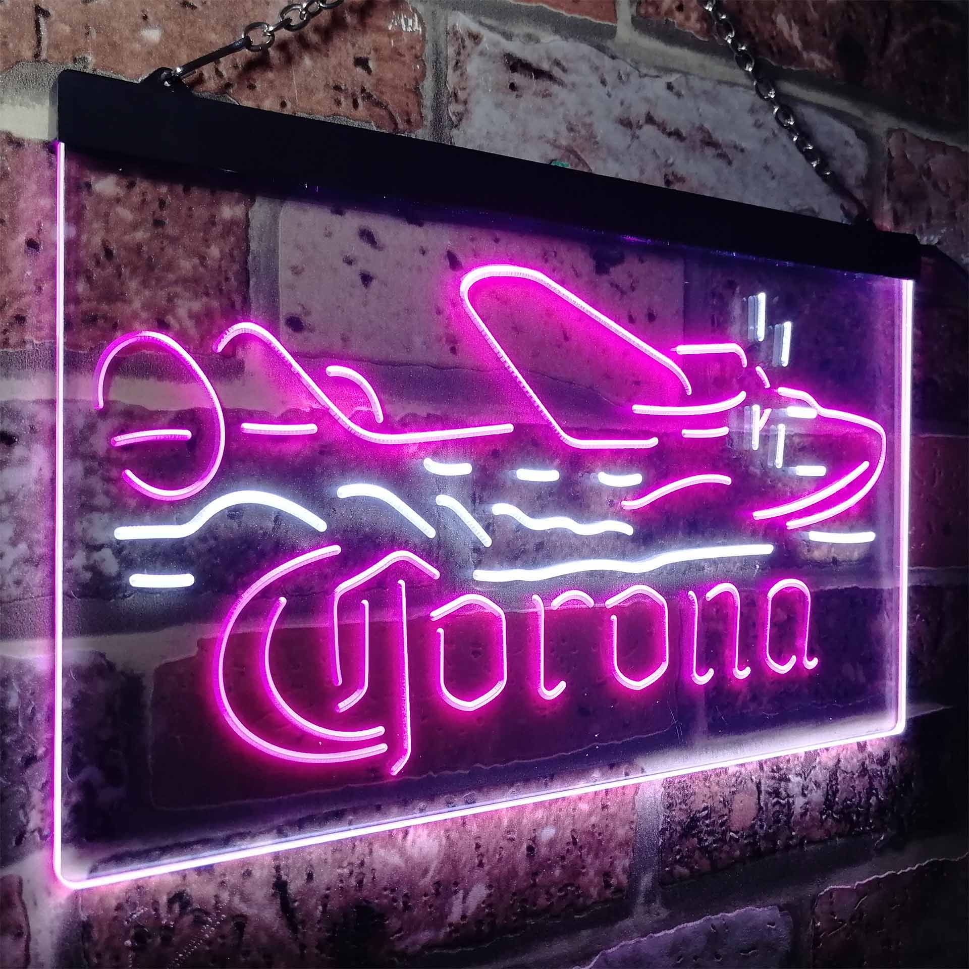 Corona Seaplane Hydroplane Neon-Like LED Sign