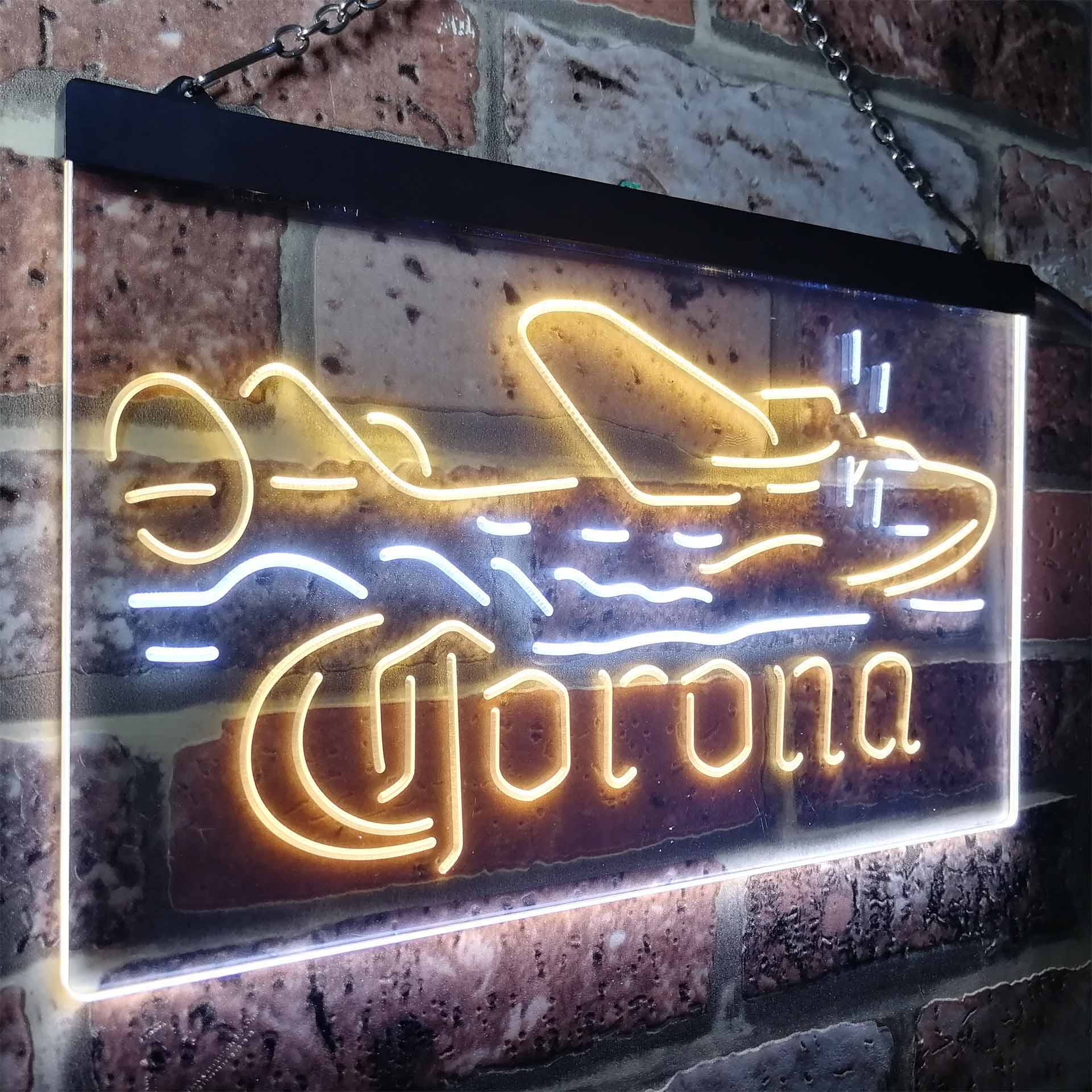 Corona Seaplane Hydroplane Neon-Like LED Sign