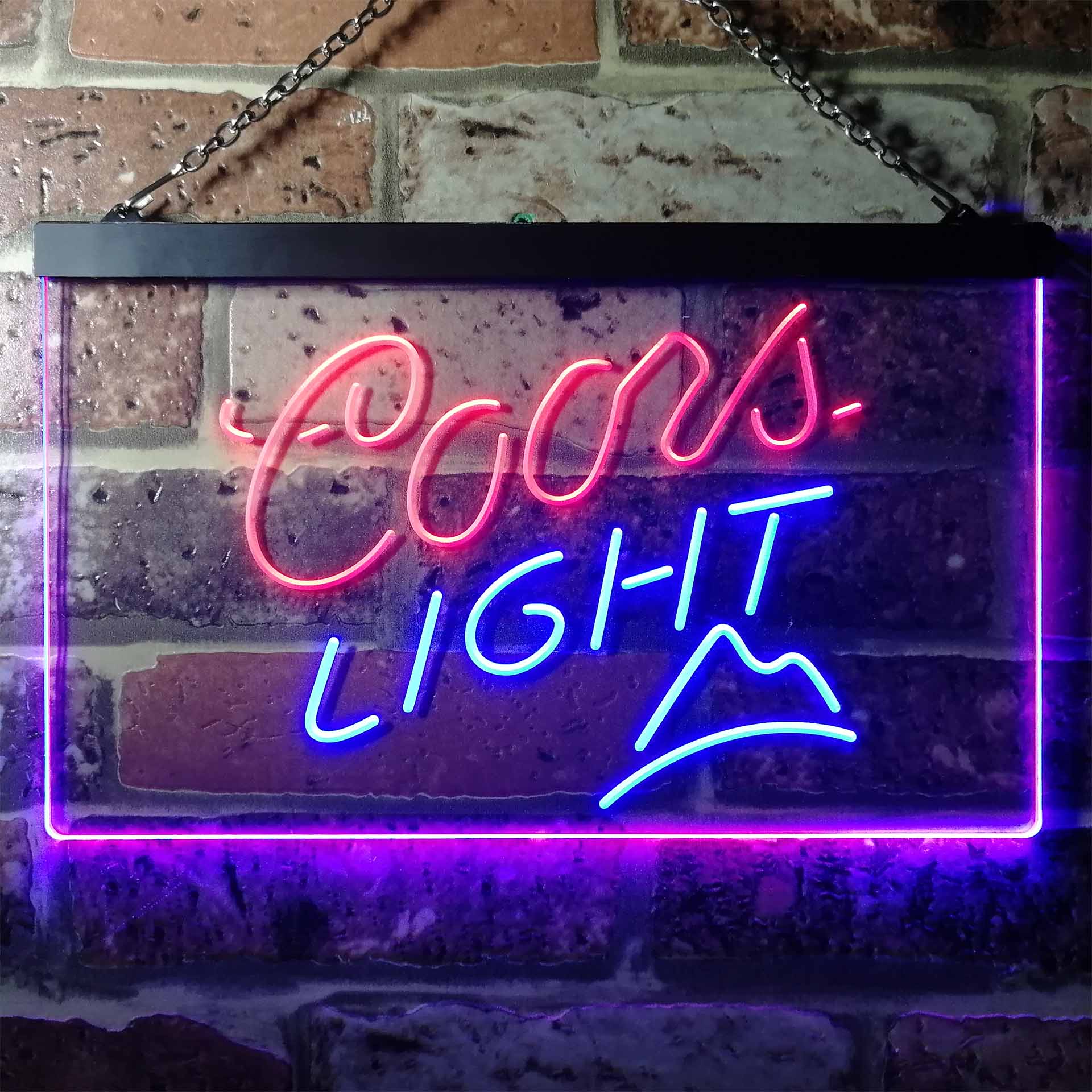 Coors Light Mountain Bar Neon-Like LED Sign