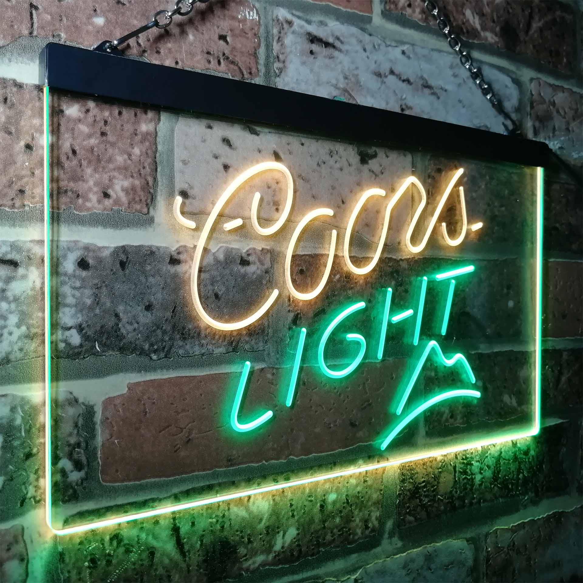 Coors Light Mountain Bar Neon-Like LED Sign
