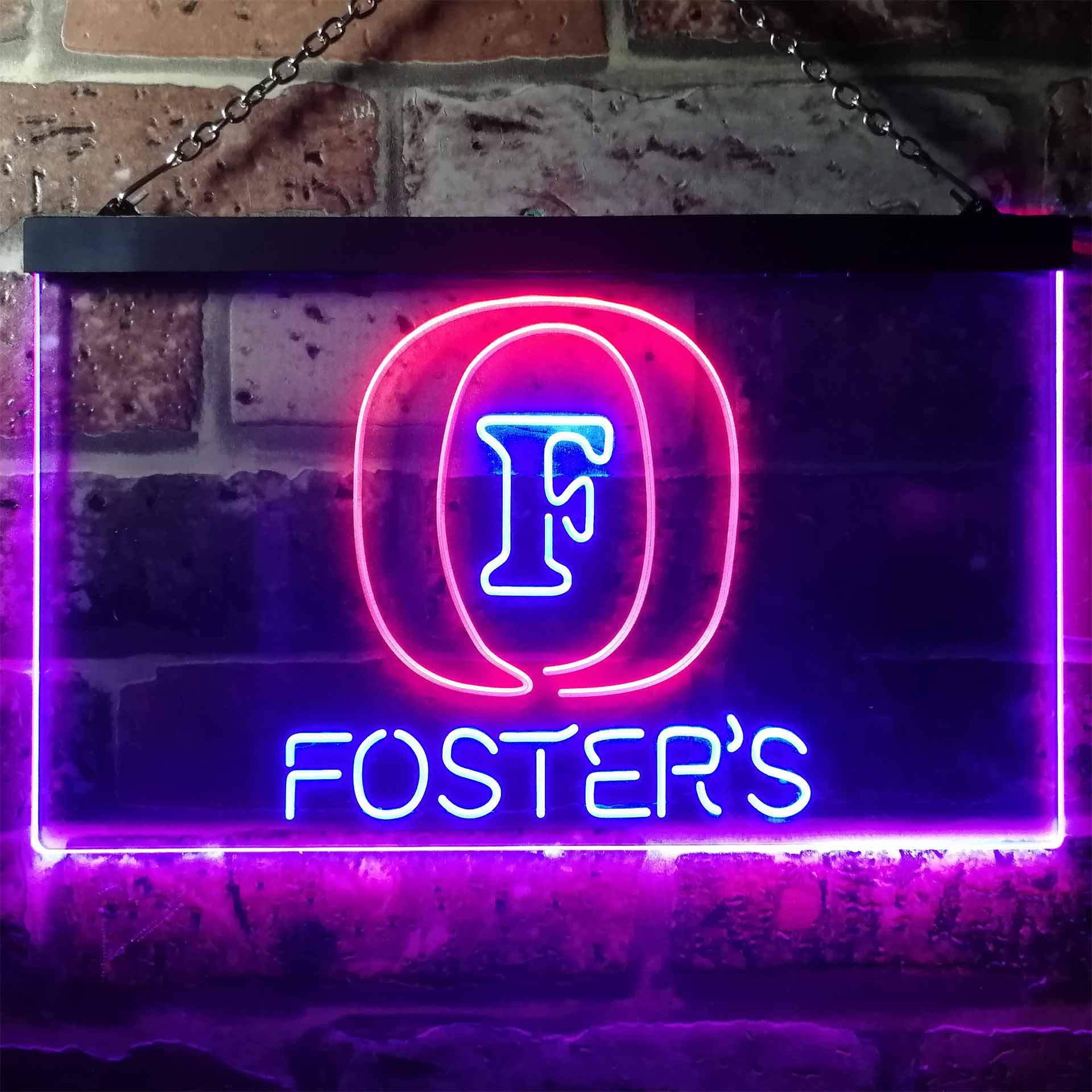 Foster's Beer Dual Color LED Neon Sign ProLedSign