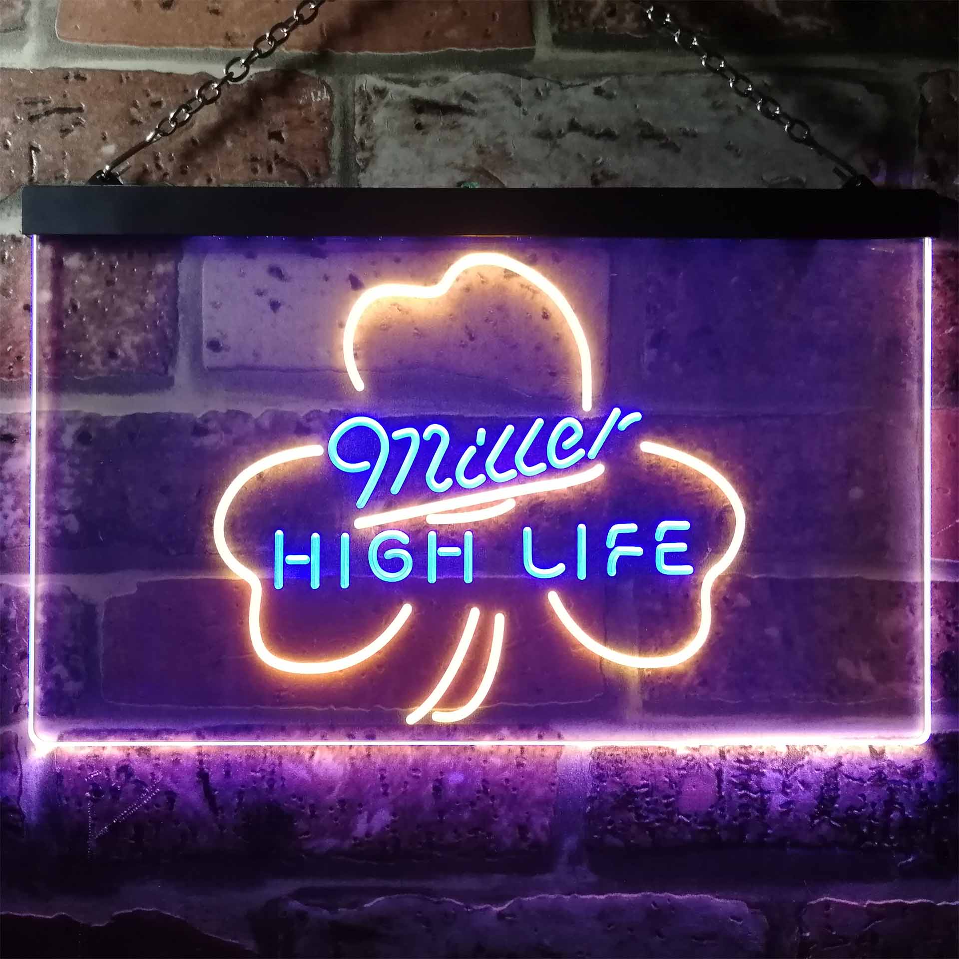 Miller High Life Shamrock Neon-Like LED Sign - ProLedSign