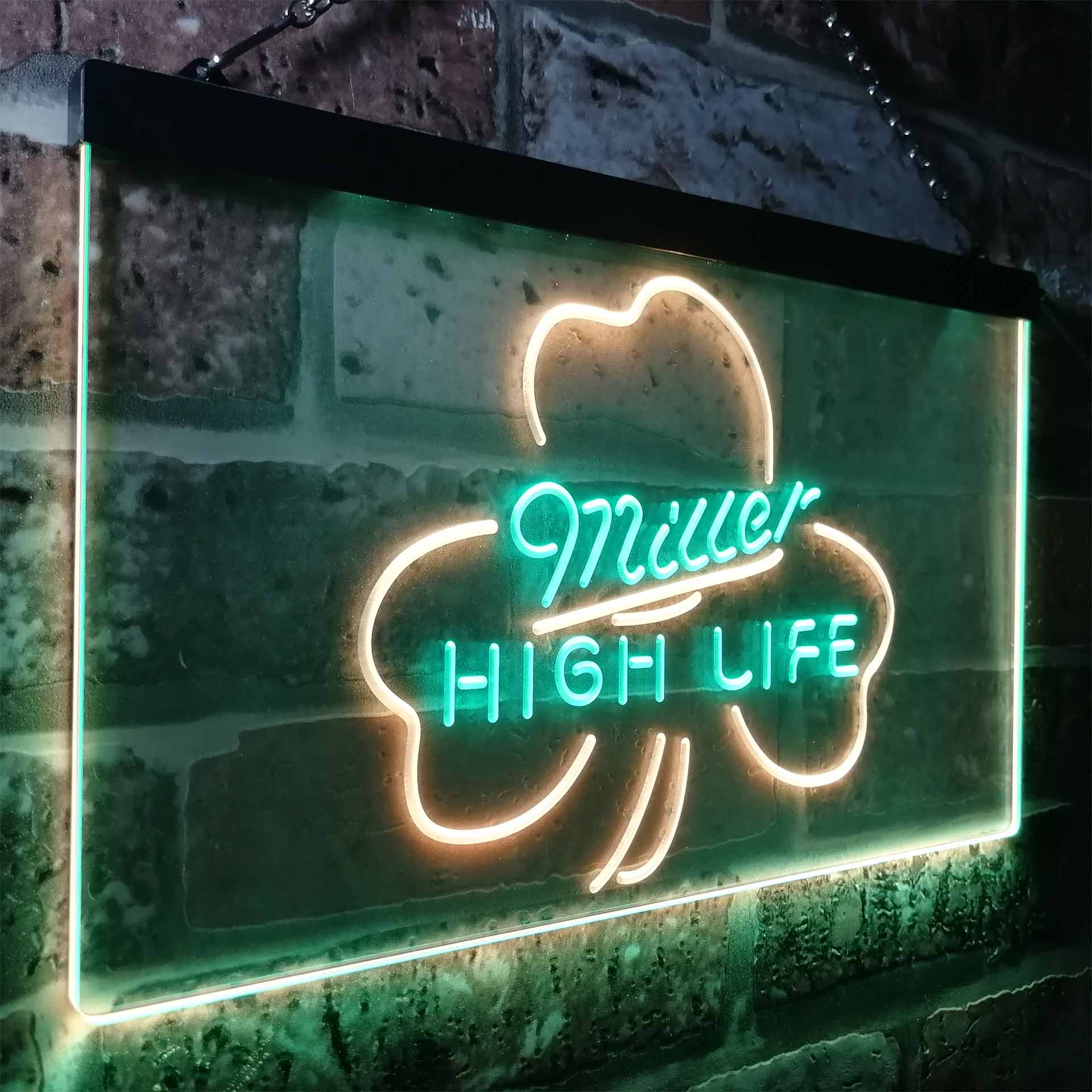 Miller High Life Shamrock Neon-Like LED Sign - ProLedSign