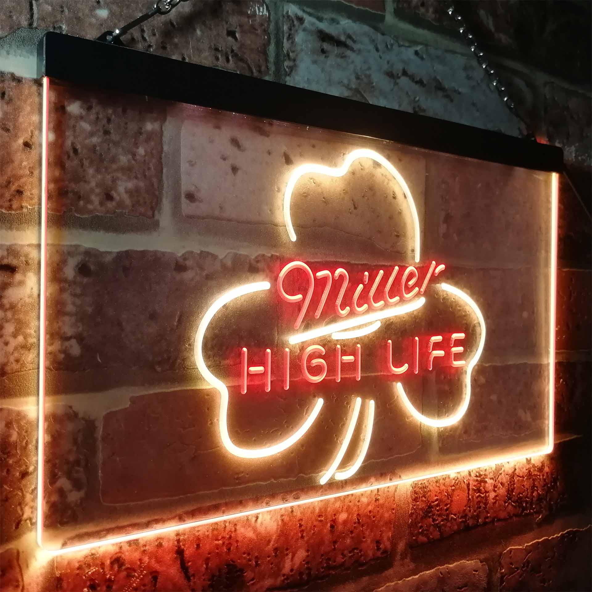 Miller High Life Shamrock Neon-Like LED Sign - ProLedSign