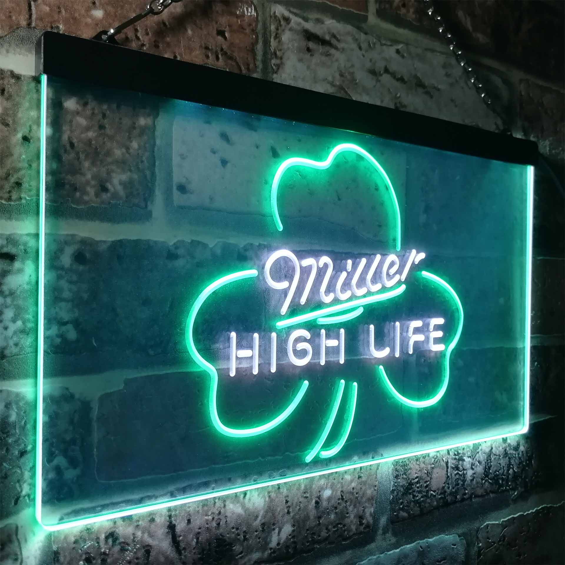 Miller High Life Shamrock Neon-Like LED Sign - ProLedSign