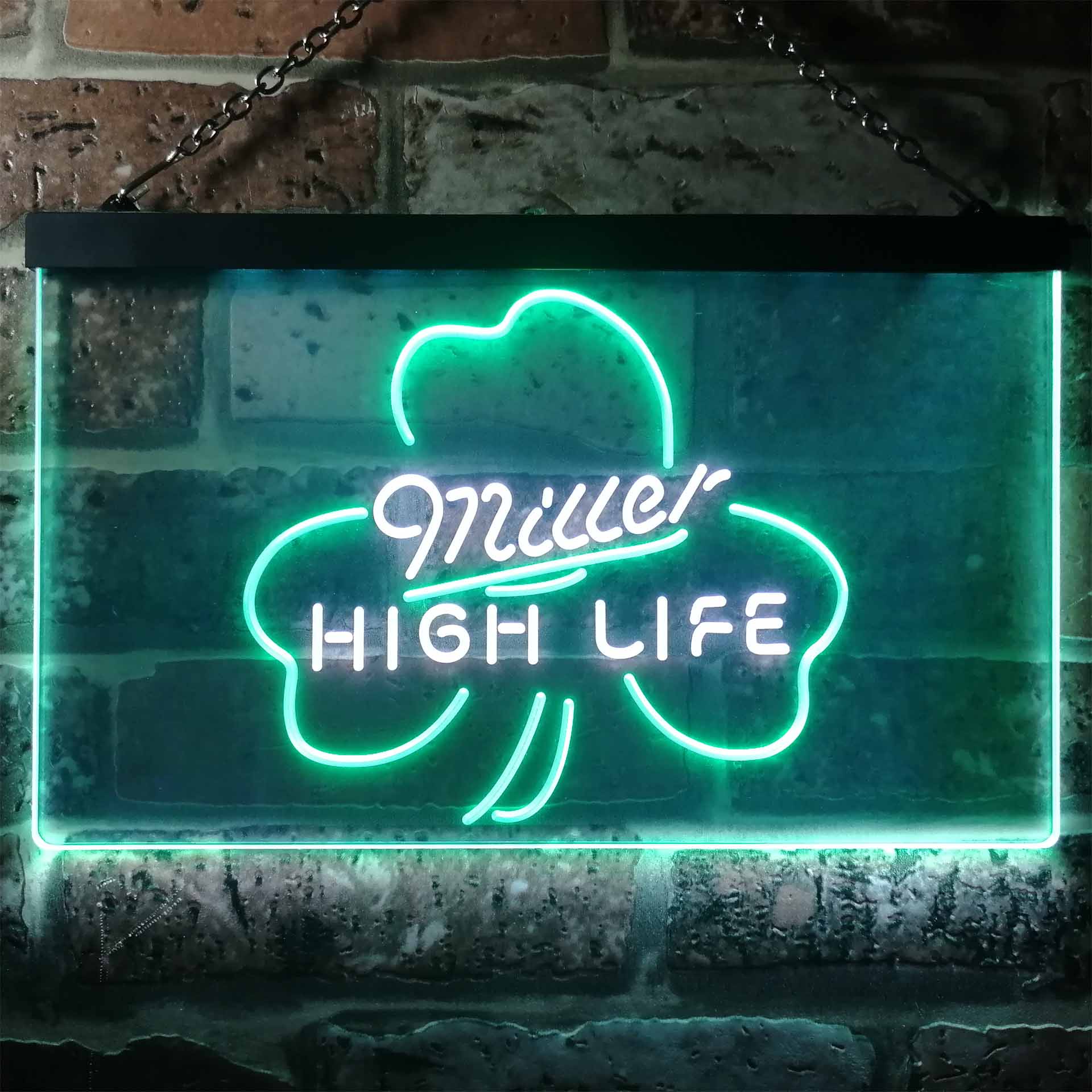 Miller High Life Shamrock Neon-Like LED Sign