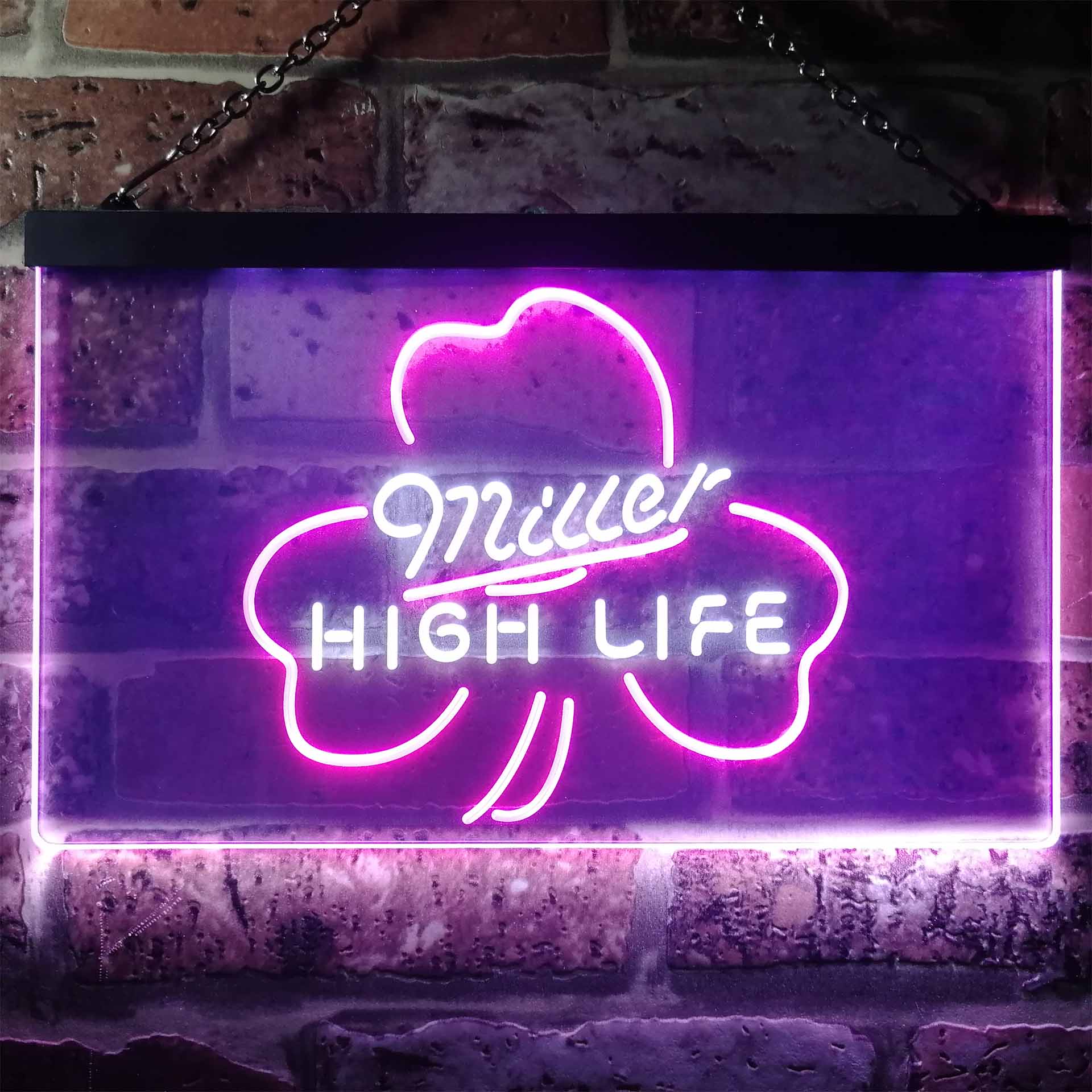 Miller High Life Shamrock Neon-Like LED Sign - ProLedSign