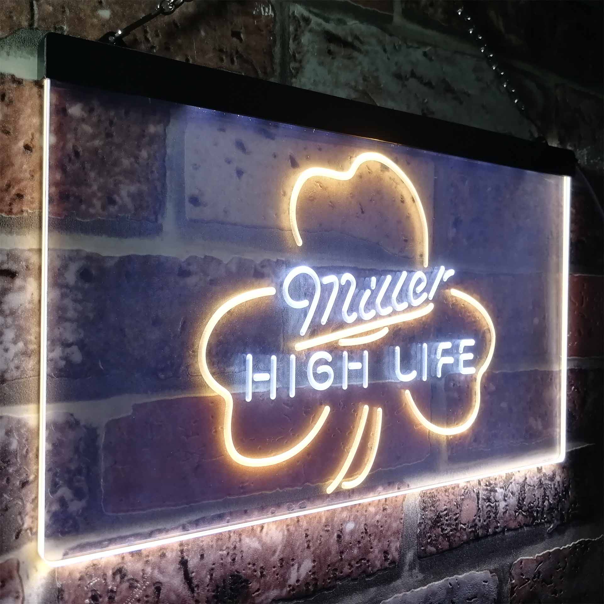 Miller High Life Shamrock Neon-Like LED Sign - ProLedSign