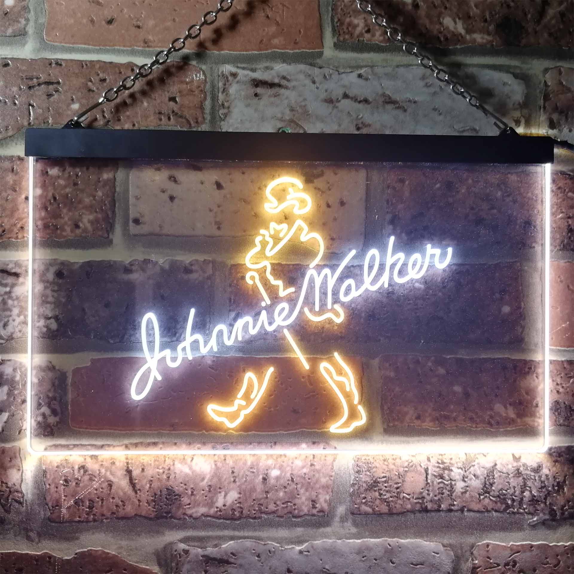 Johnnie Walker Logo Neon-Like LED Sign