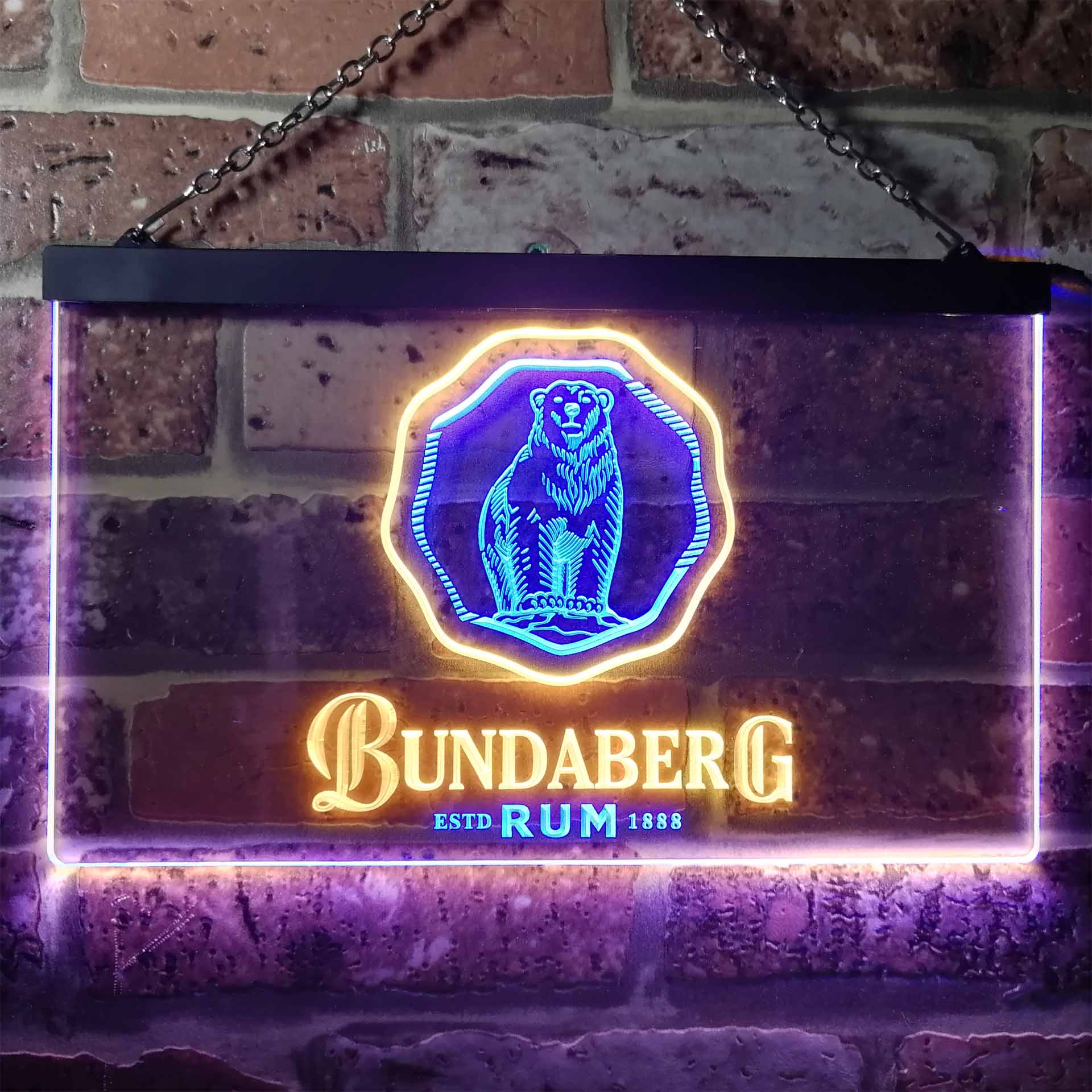 Bundaberg Rum Dual Color LED Neon Sign ProLedSign