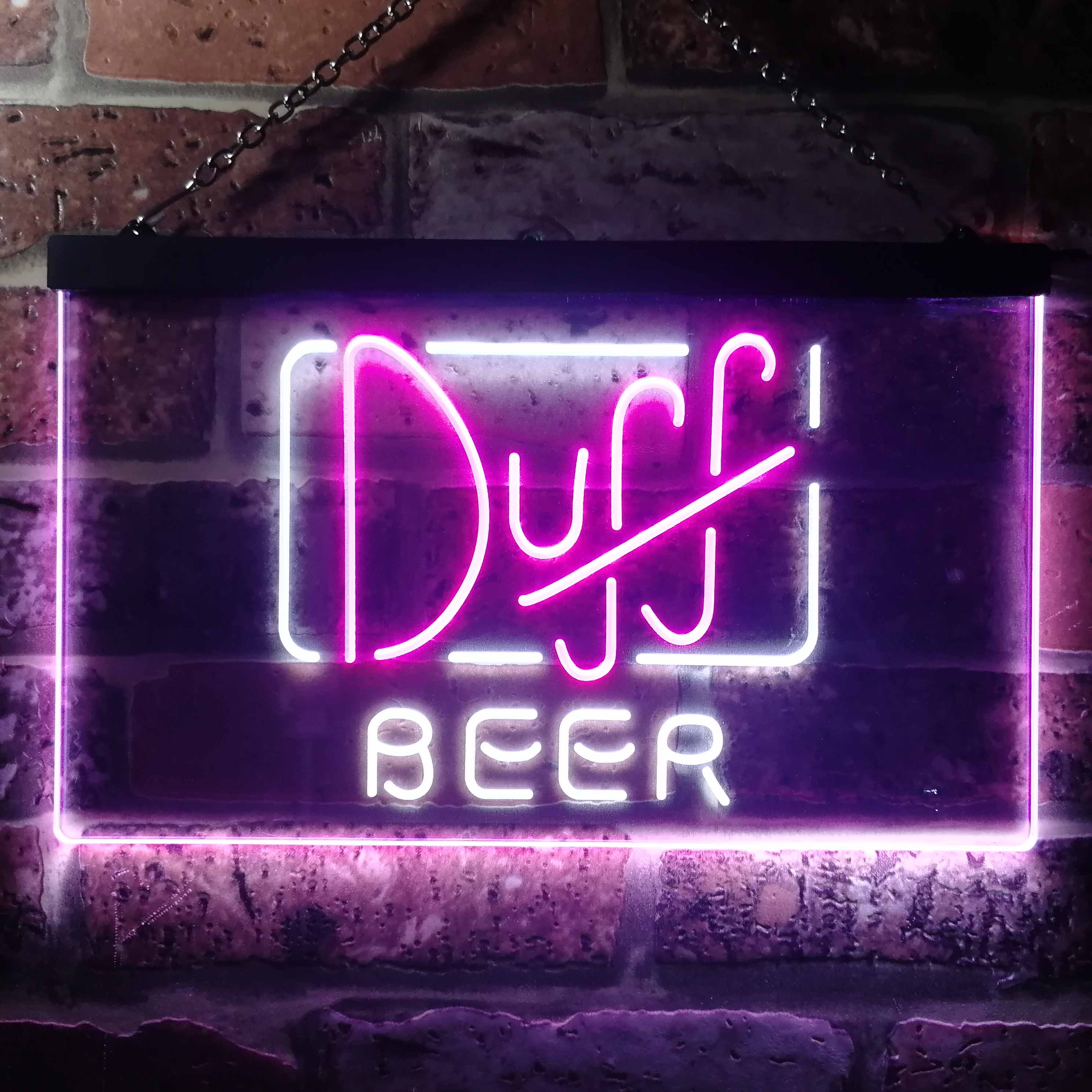 Duff Beer Dual Color LED Neon Sign ProLedSign