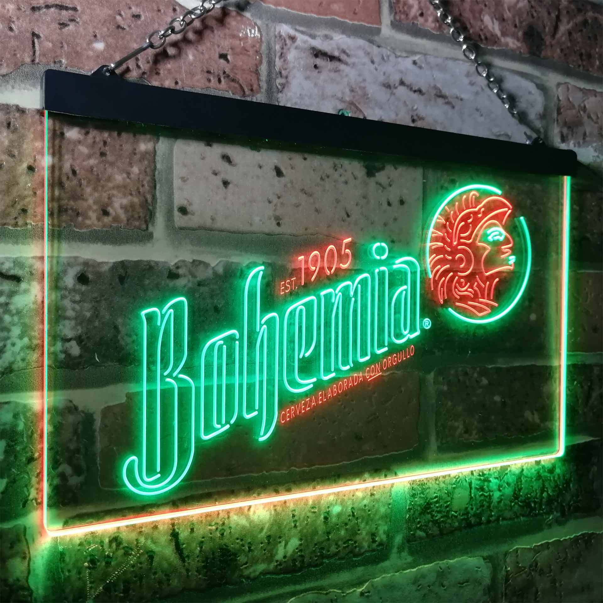 Bohemia Beer Home Bar Neon-Like LED Sign