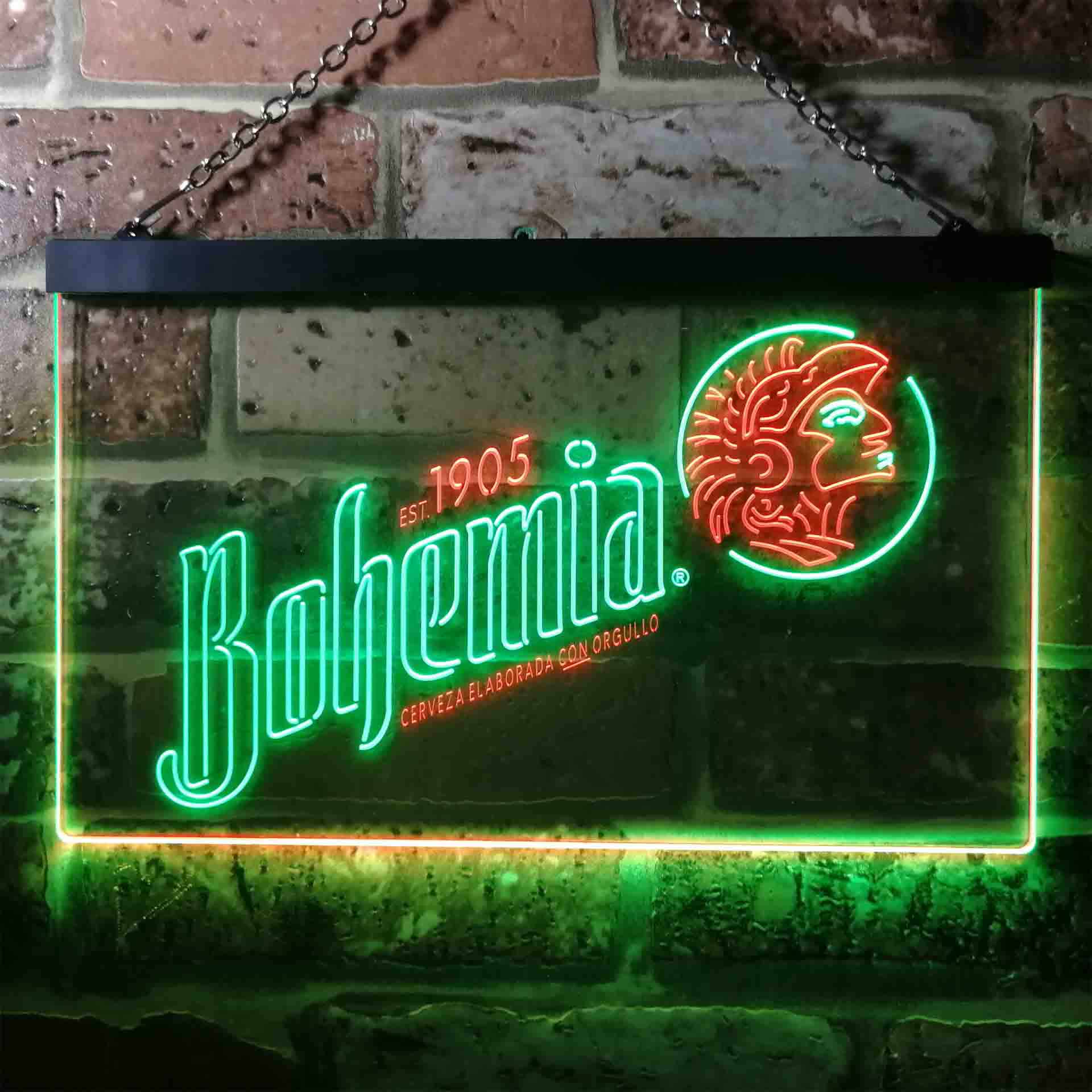 Bohemia Beer Home Bar Neon-Like LED Sign