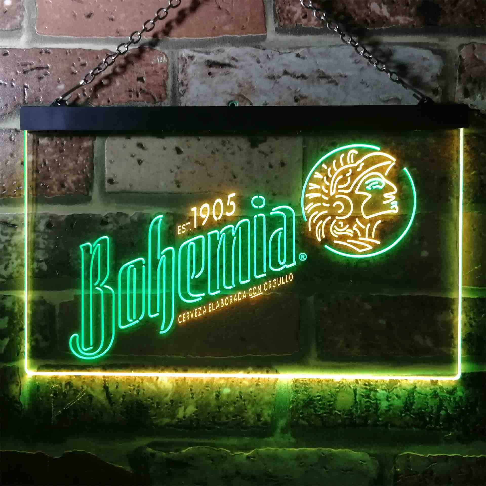 Bohemia Beer Home Bar Neon-Like LED Sign