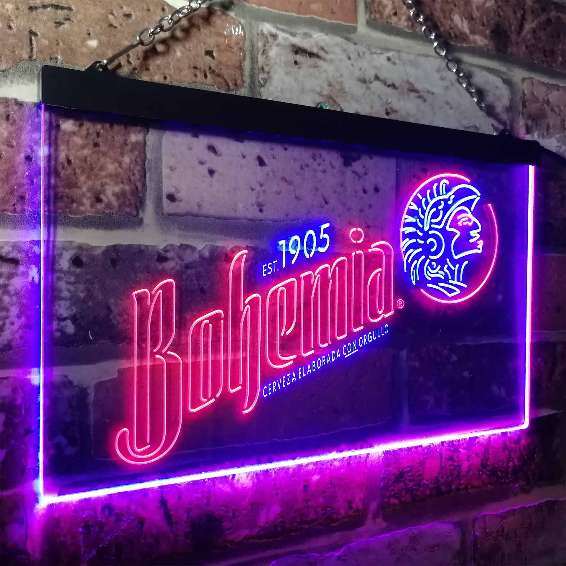 Bohemia Beer Home Bar Neon-Like LED Sign