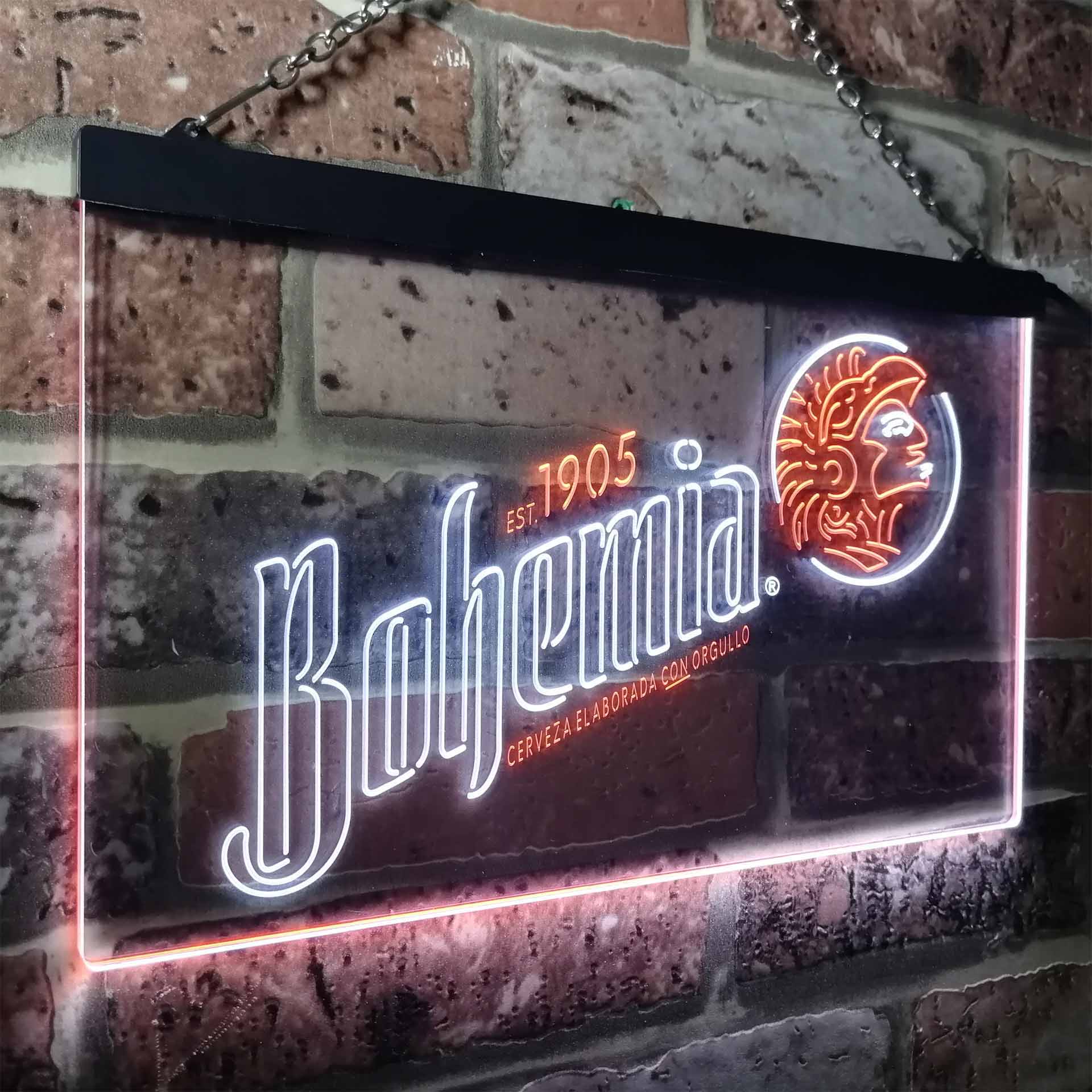 Bohemia Beer Home Bar Neon-Like LED Sign