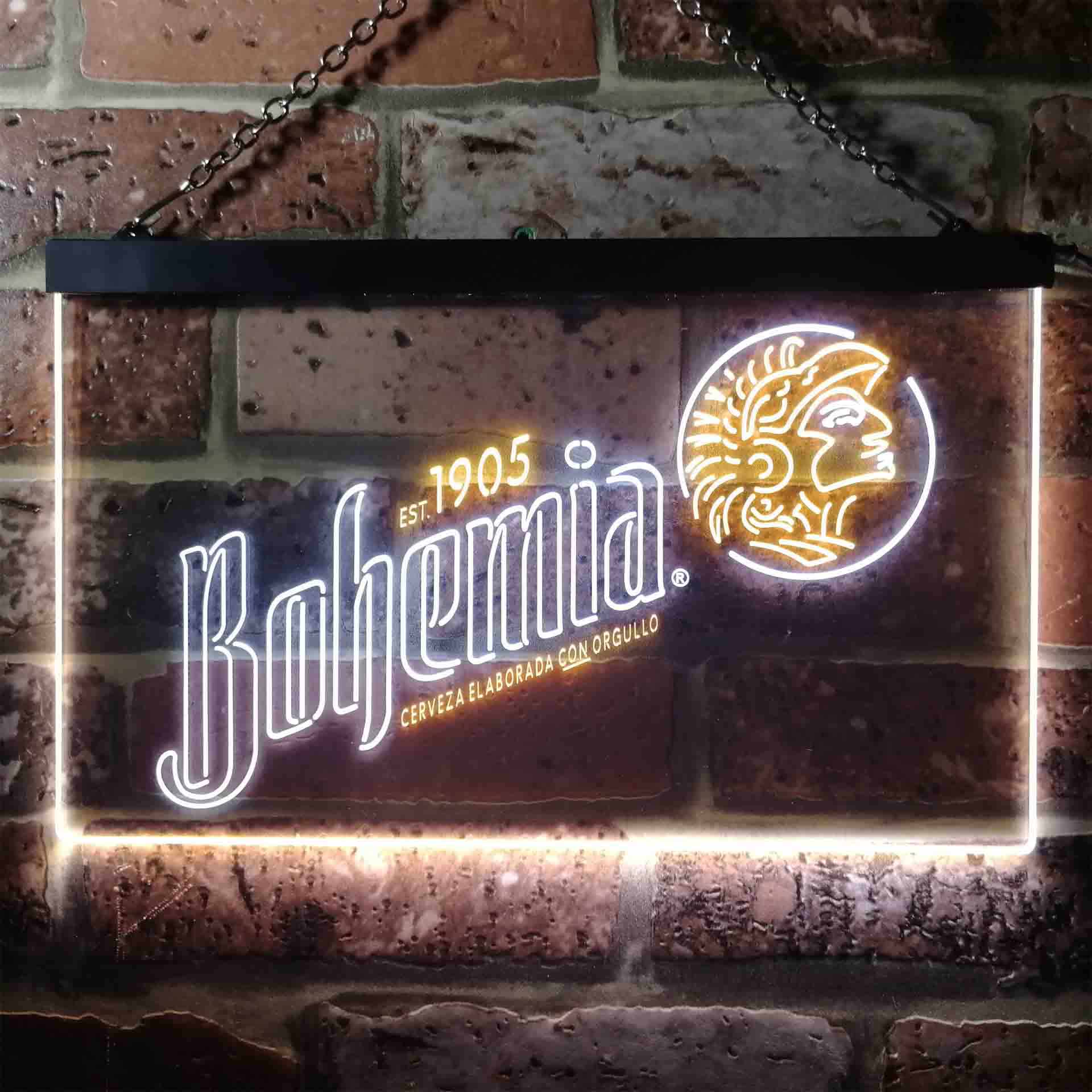 Bohemia Beer Home Bar Neon-Like LED Sign