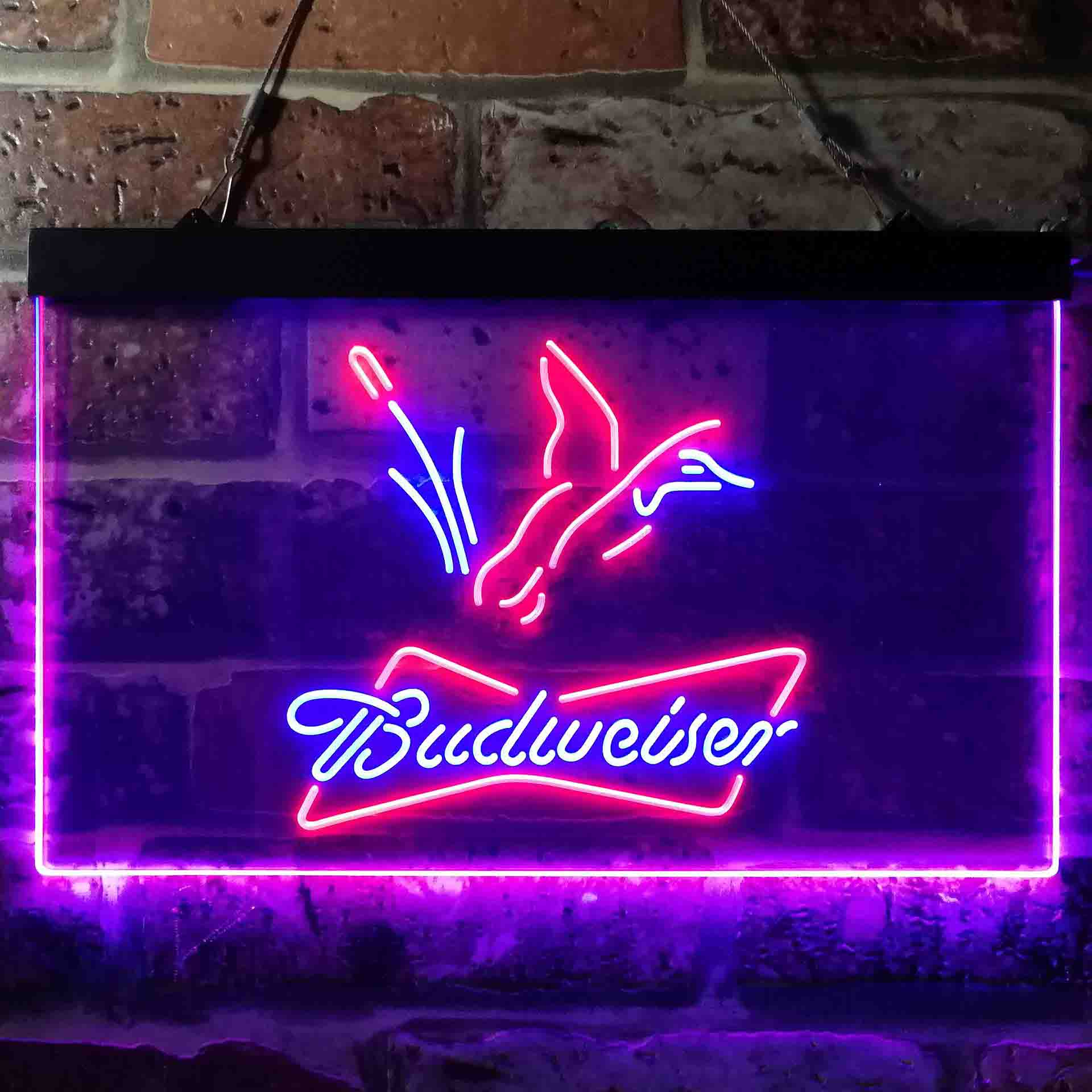 Budweiser Duck Hunting Neon-Like LED Sign