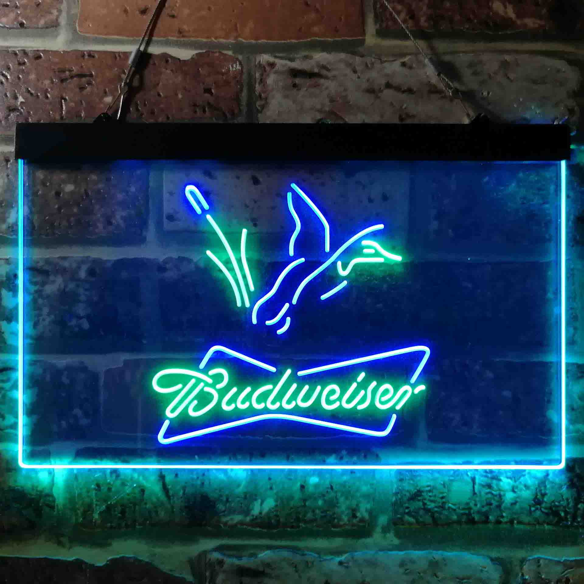 Budweiser Duck Hunting Neon-Like LED Sign