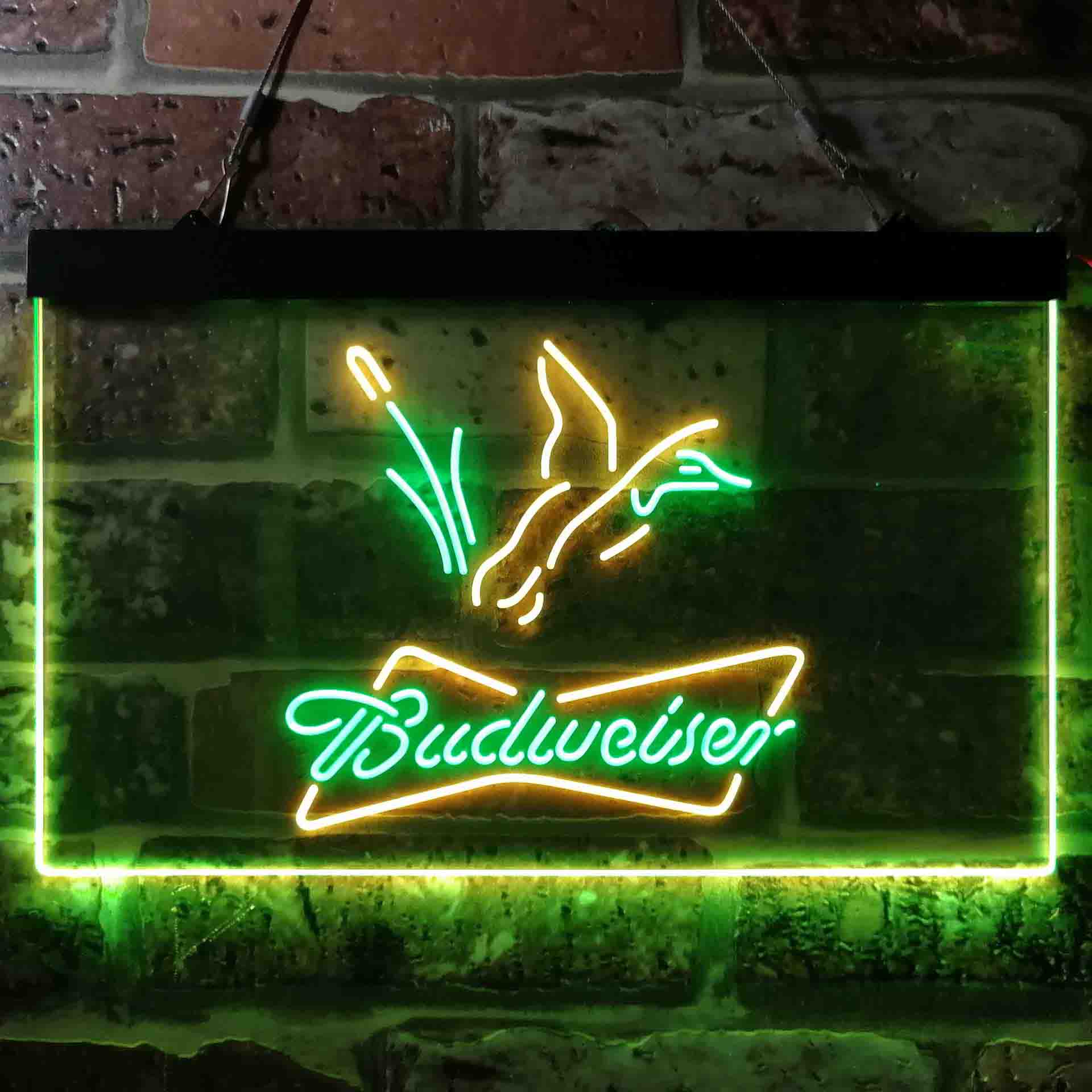 Budweiser Duck Hunting Neon-Like LED Sign