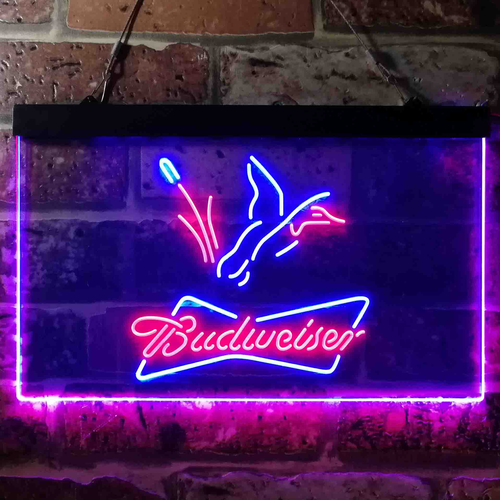 Budweiser Duck Hunting Neon-Like LED Sign