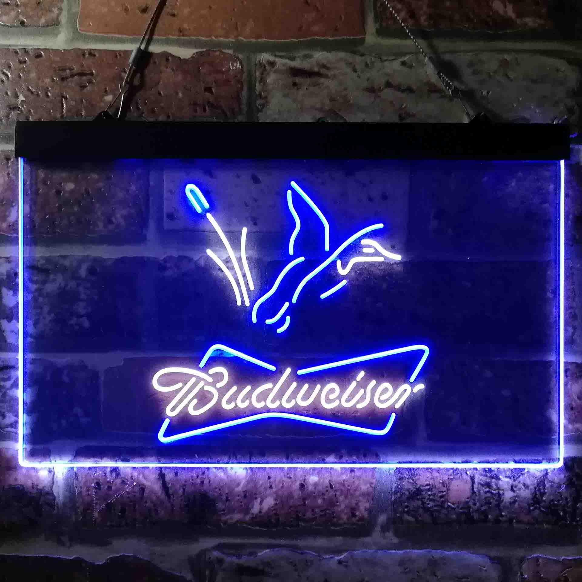 Budweiser Duck Hunting Neon-Like LED Sign