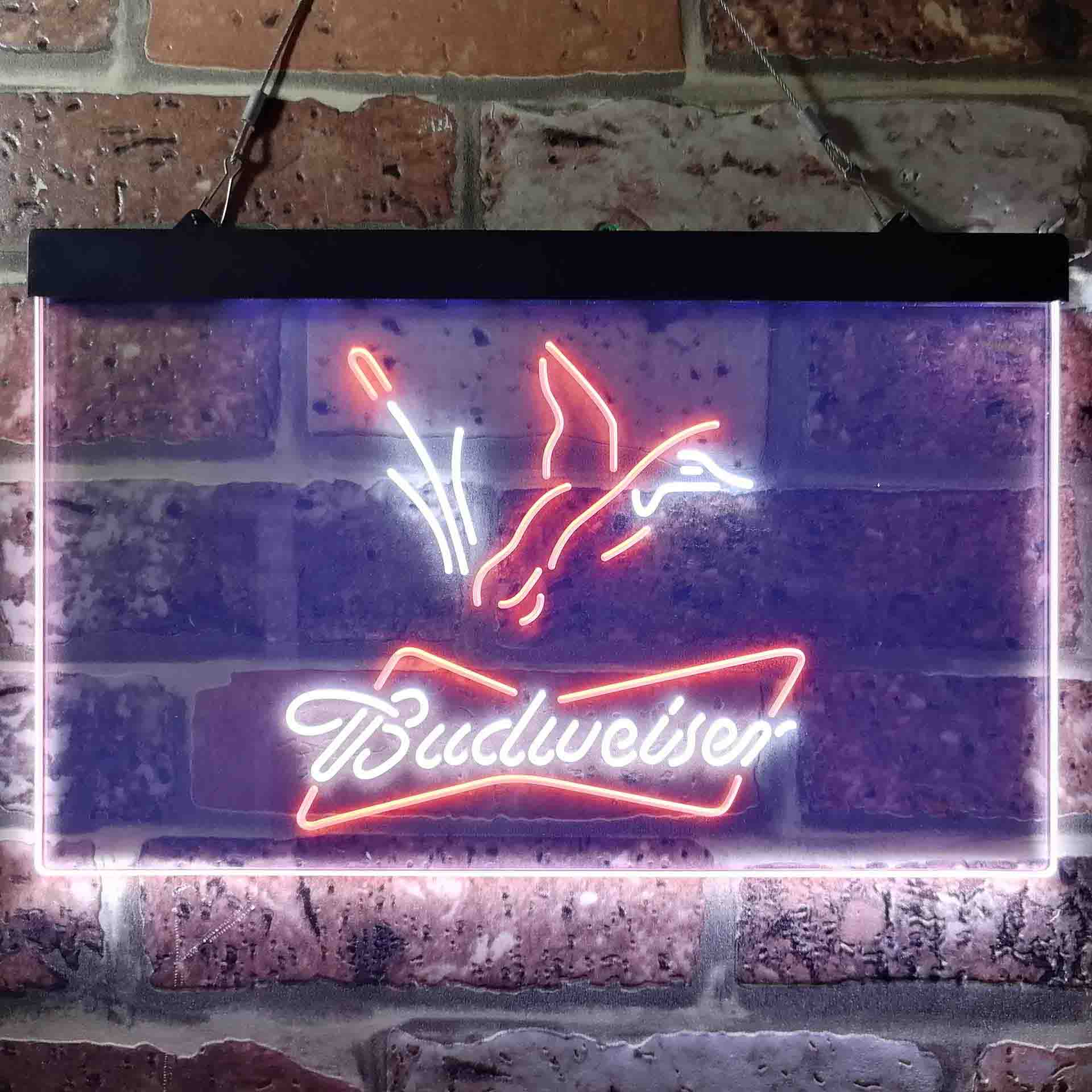 Budweiser Duck Hunting Neon-Like LED Sign