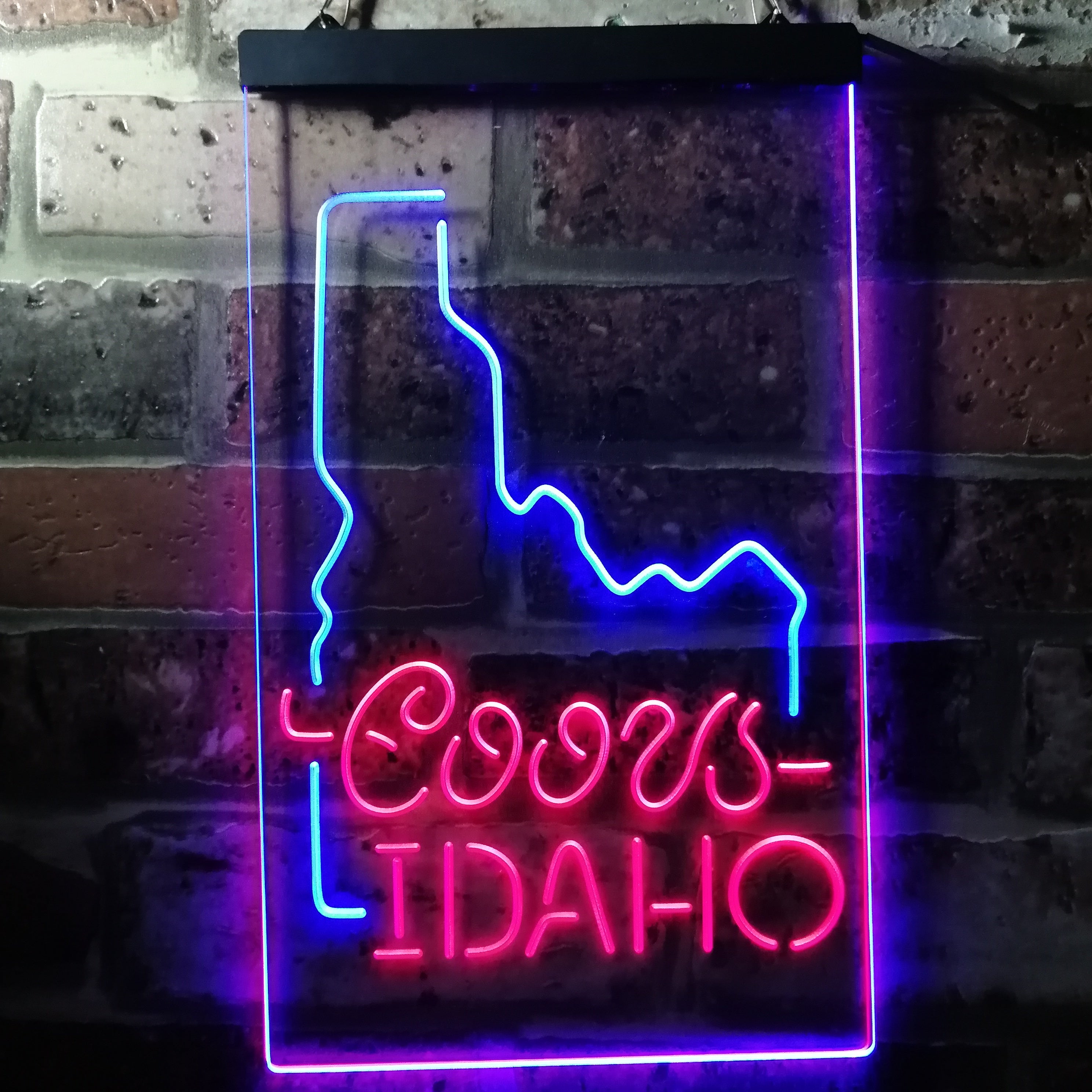 Coors Light Idaho Beer Dual Color LED Neon Sign ProLedSign
