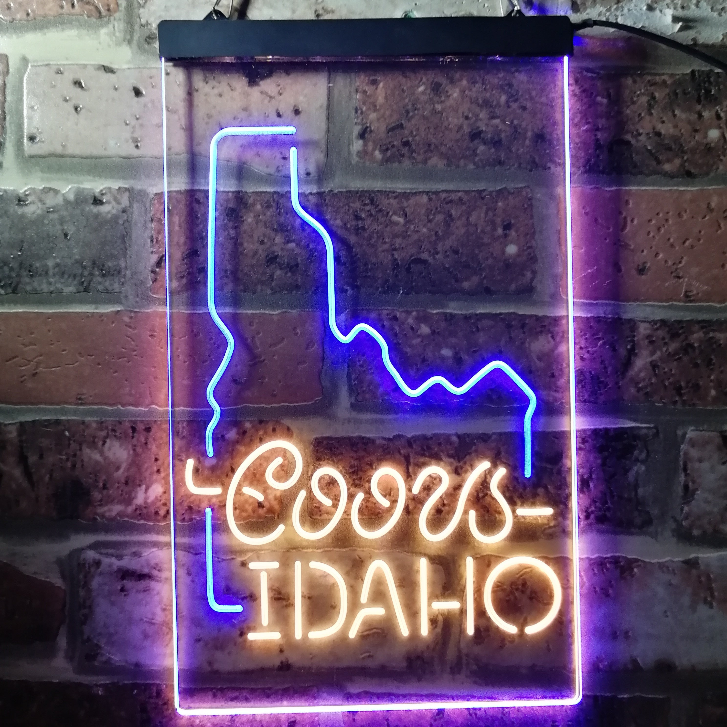 Coors Light Idaho Beer Dual Color LED Neon Sign ProLedSign