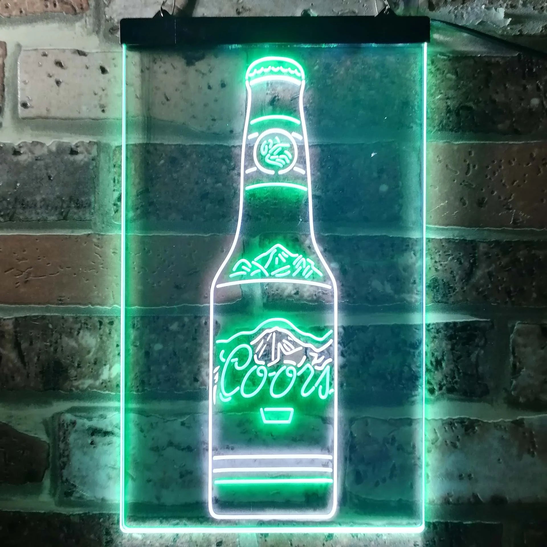 Coors Bottle Beer Mountain Neon-Like LED Sign - ProLedSign