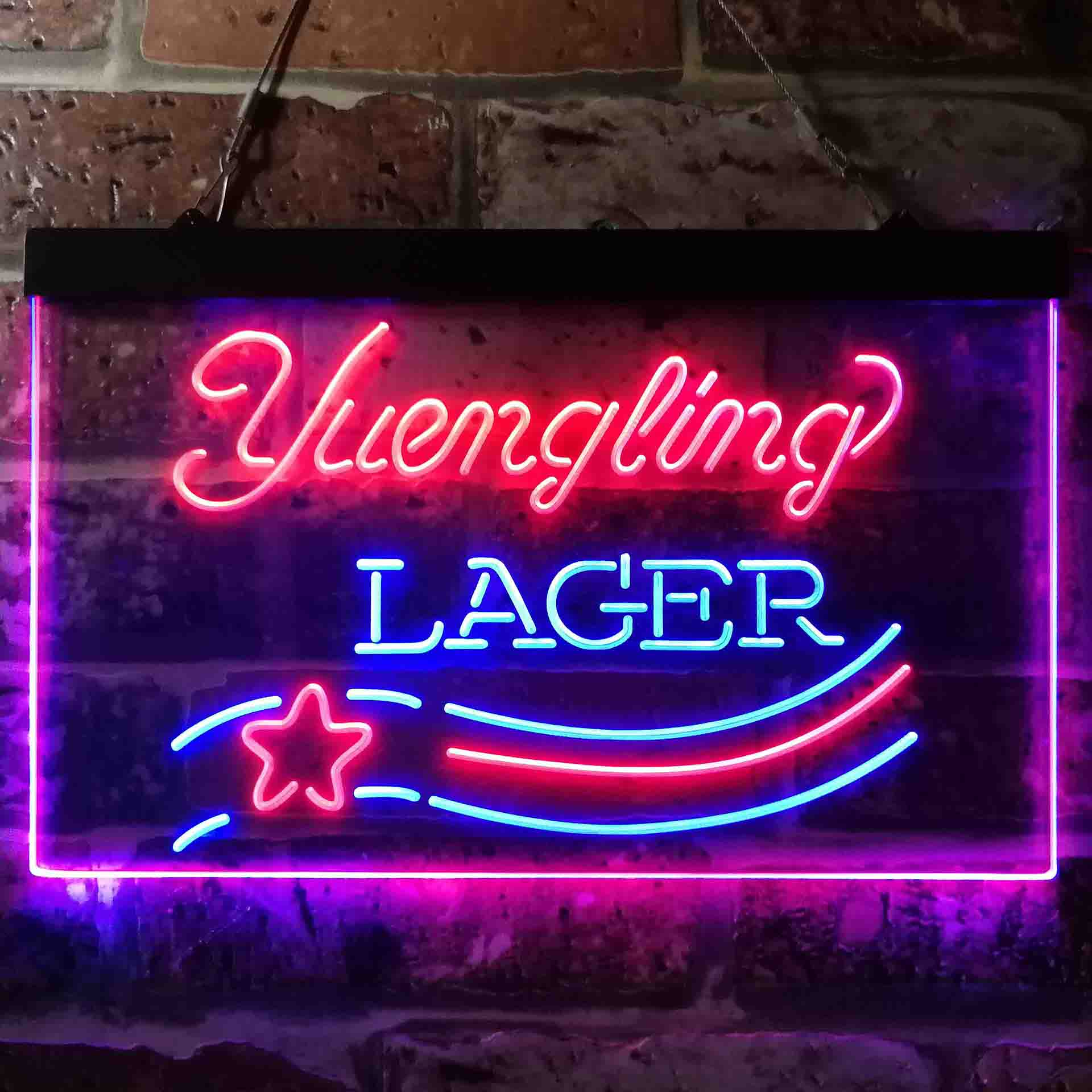 Yuengling Beer Larger Bar Dual Color LED Neon Sign ProLedSign