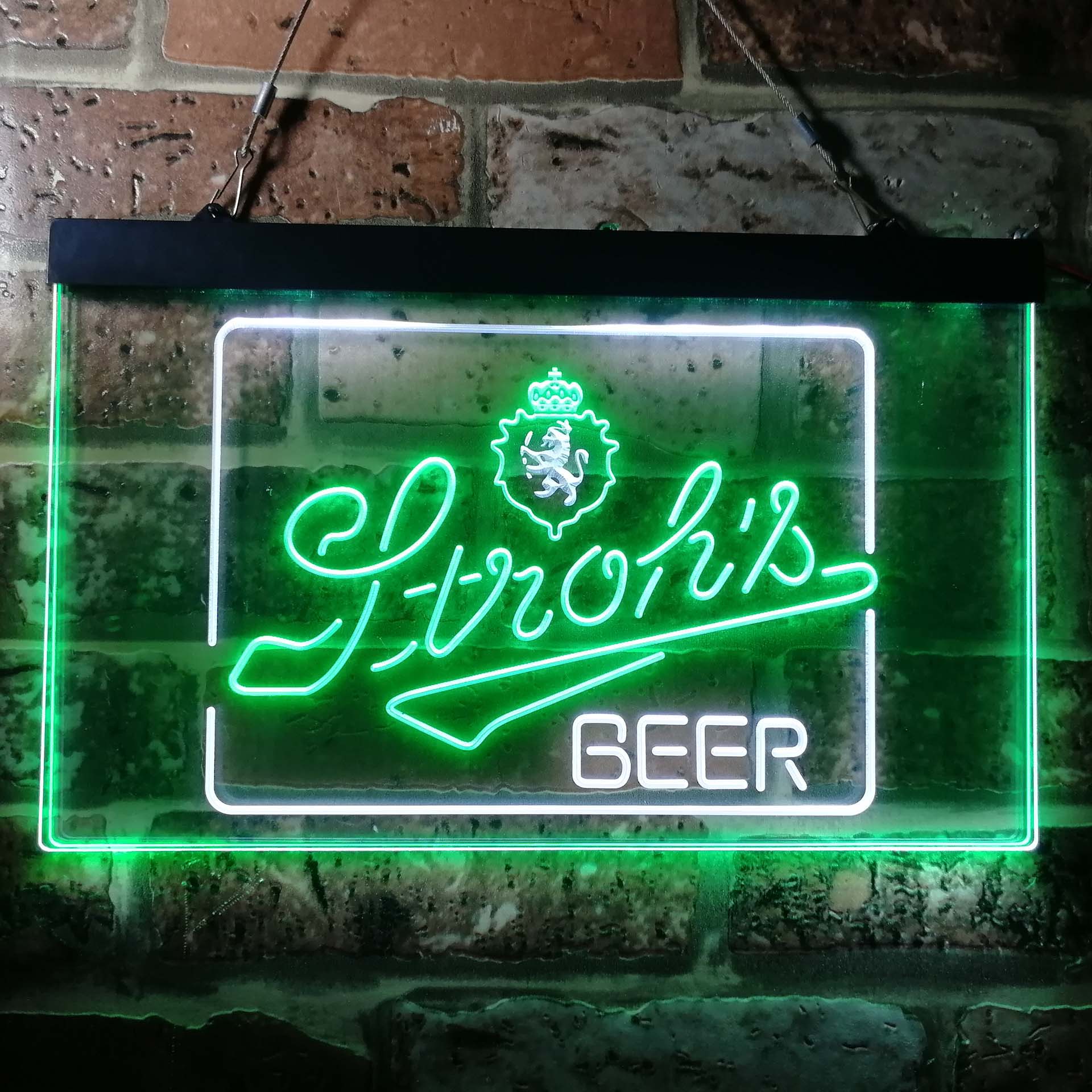 Stroh's Beer Man Cave Bar Neon-Like LED Sign