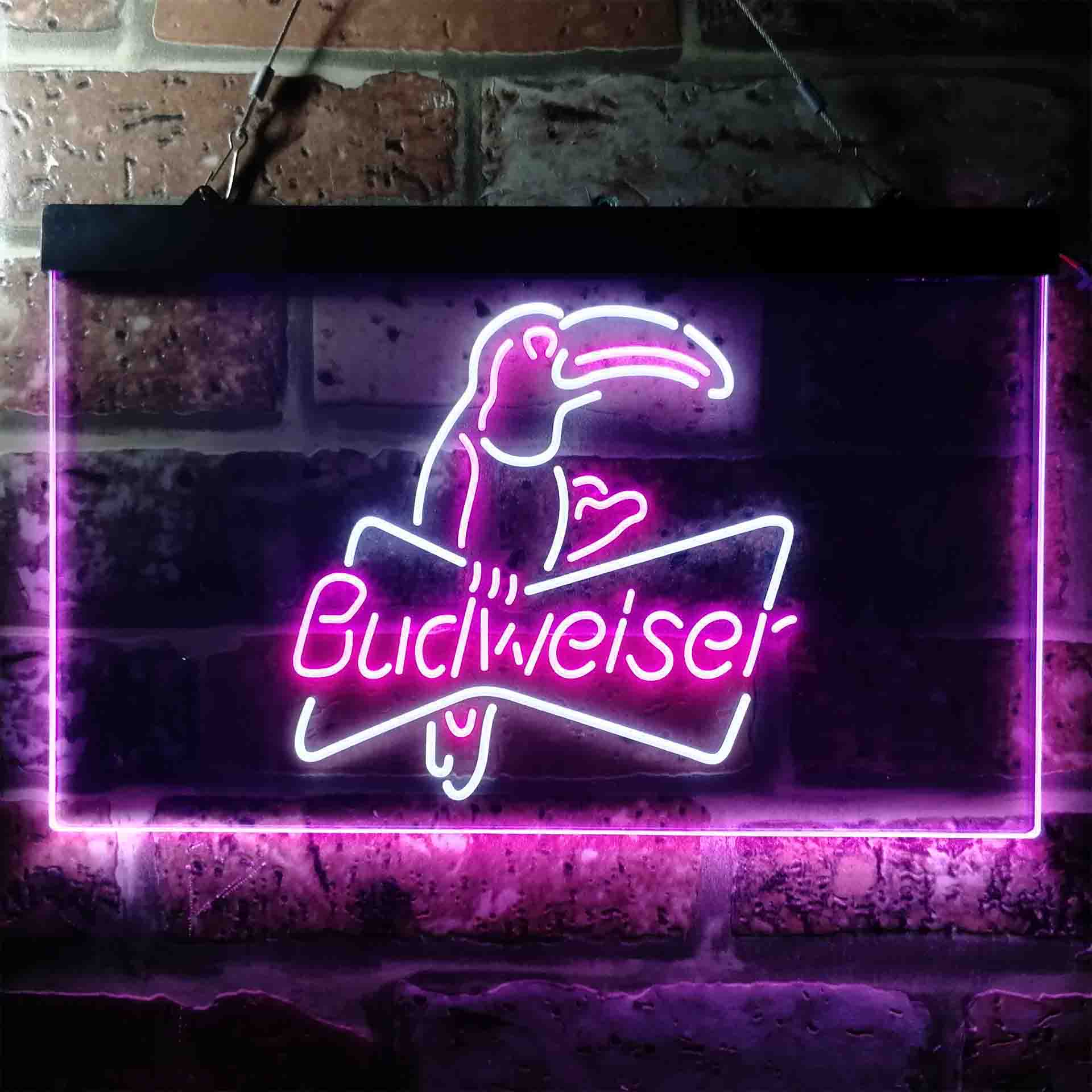 Budweiser Parrot Bar Neon-Like LED Sign