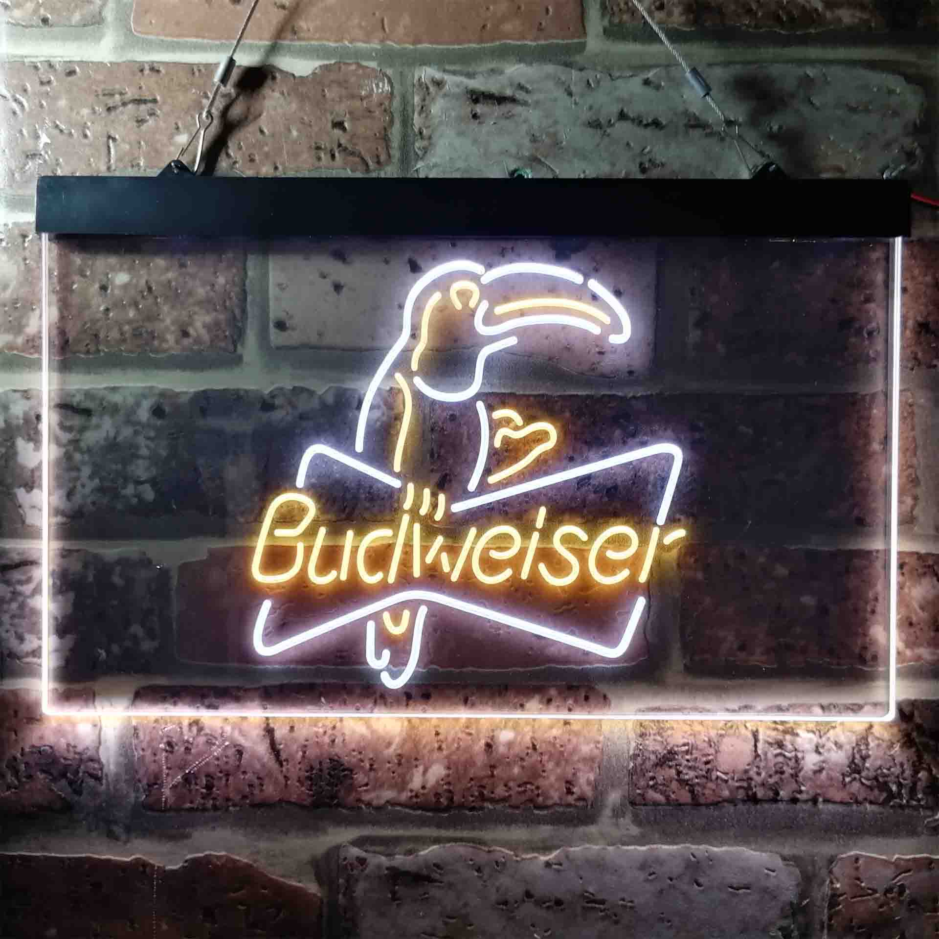Budweiser Parrot Bar Neon-Like LED Sign - ProLedSign