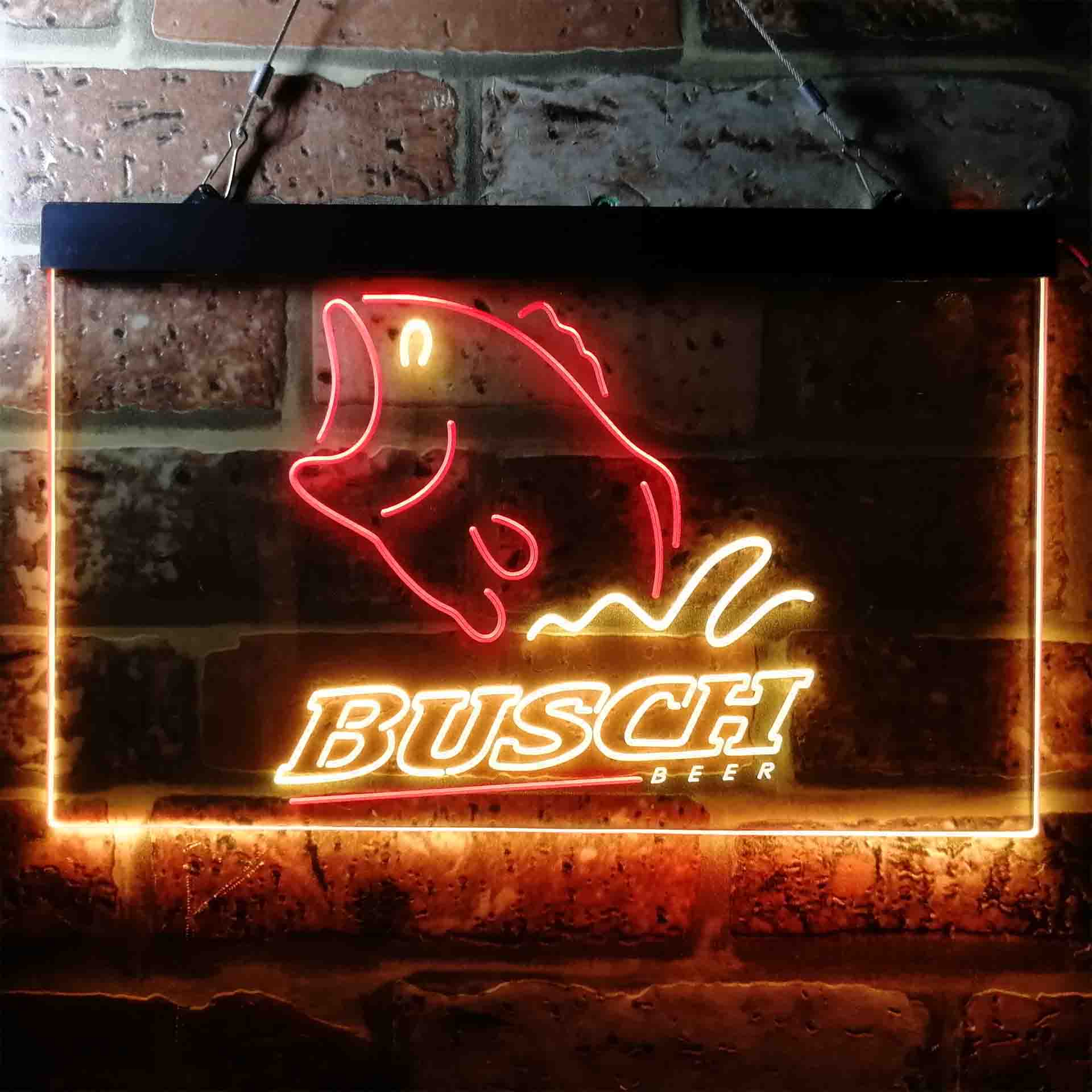 Busch Beer Fishing Camp Neon-Like LED Sign