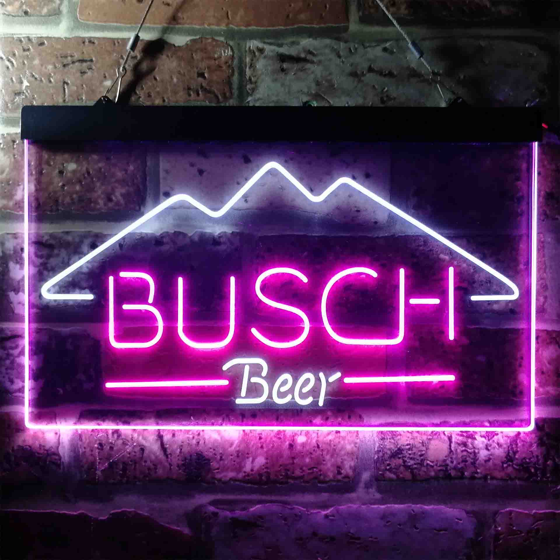 Busch Beer Mountain Neon-Like LED Sign