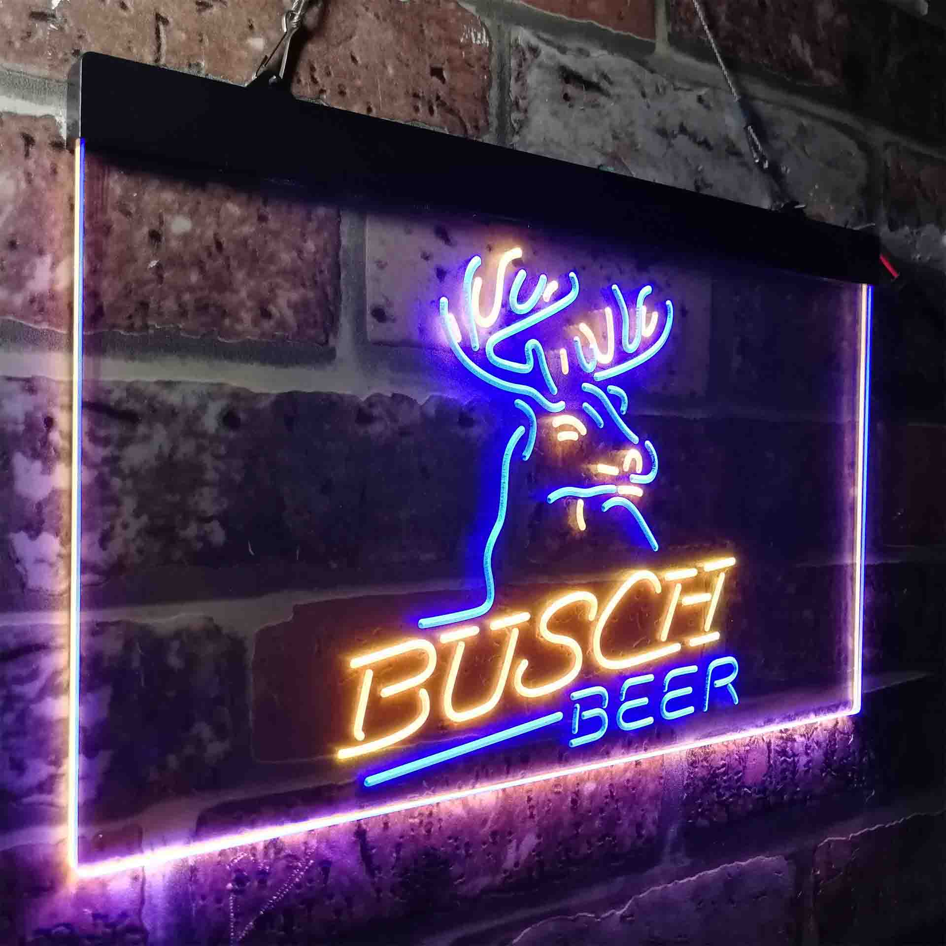 Busch Beer Den Deer Hunt Neon-Like LED Sign - ProLedSign