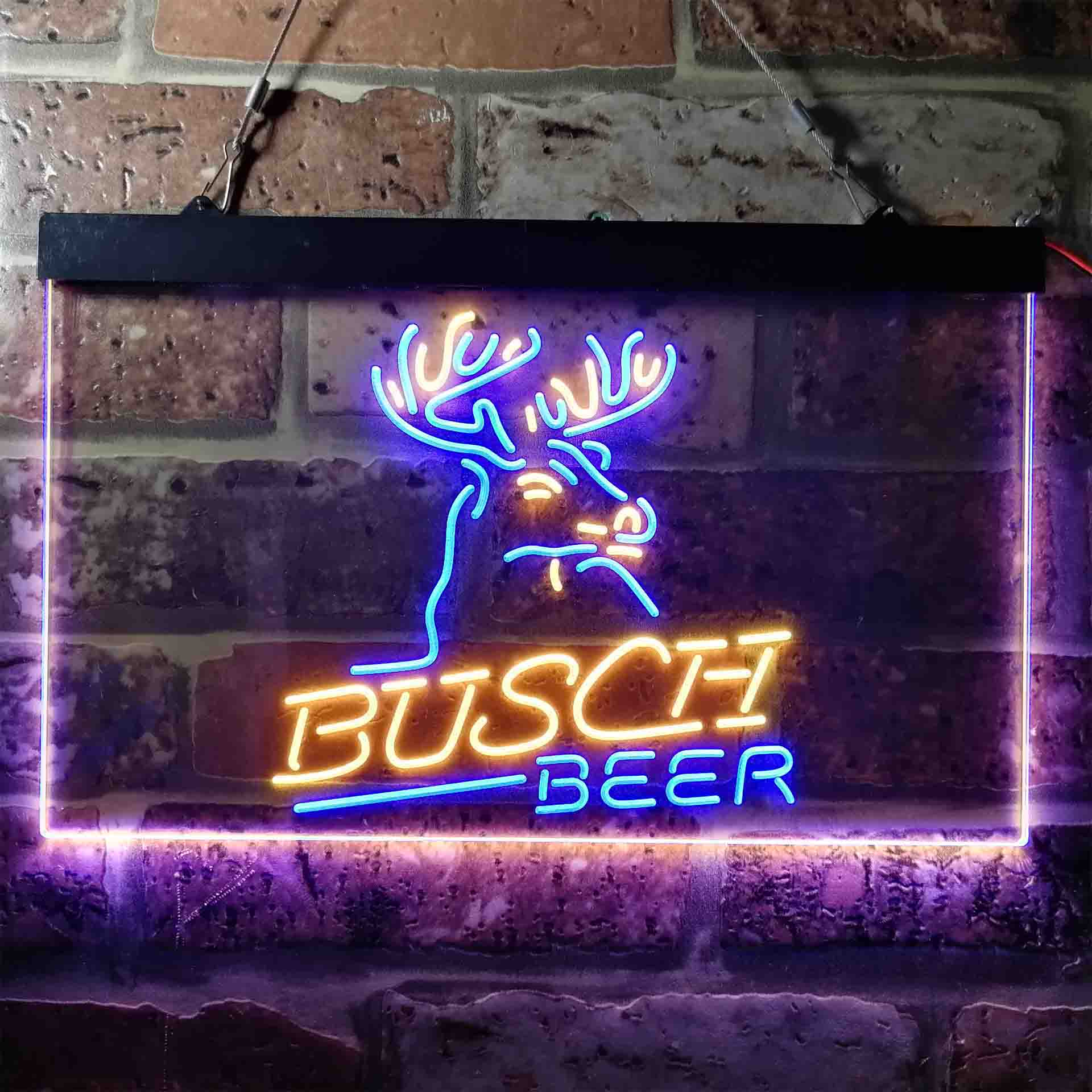 Busch Beer Den Deer Hunt Neon-Like LED Sign - ProLedSign