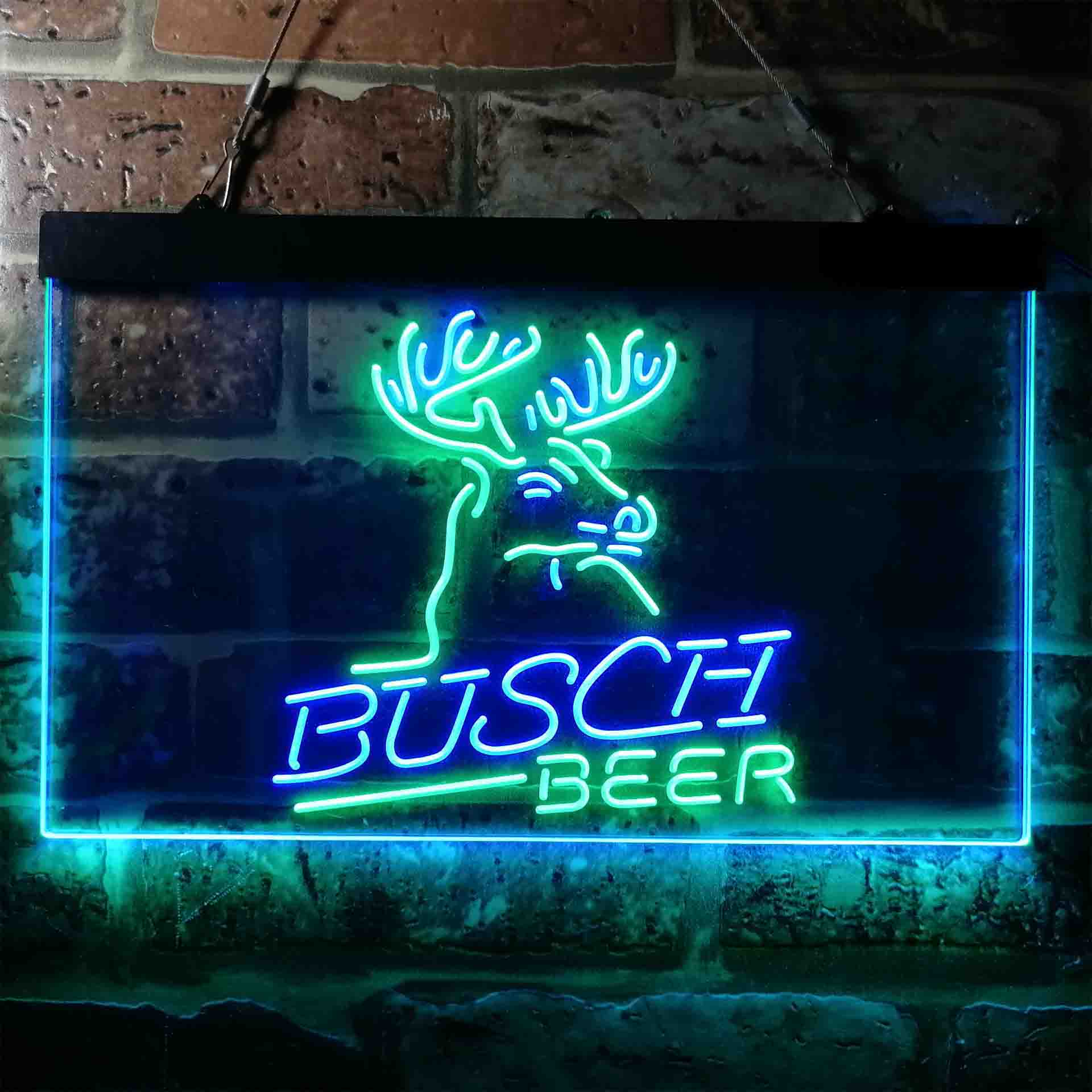 Busch Beer Den Deer Hunt Neon-Like LED Sign - ProLedSign