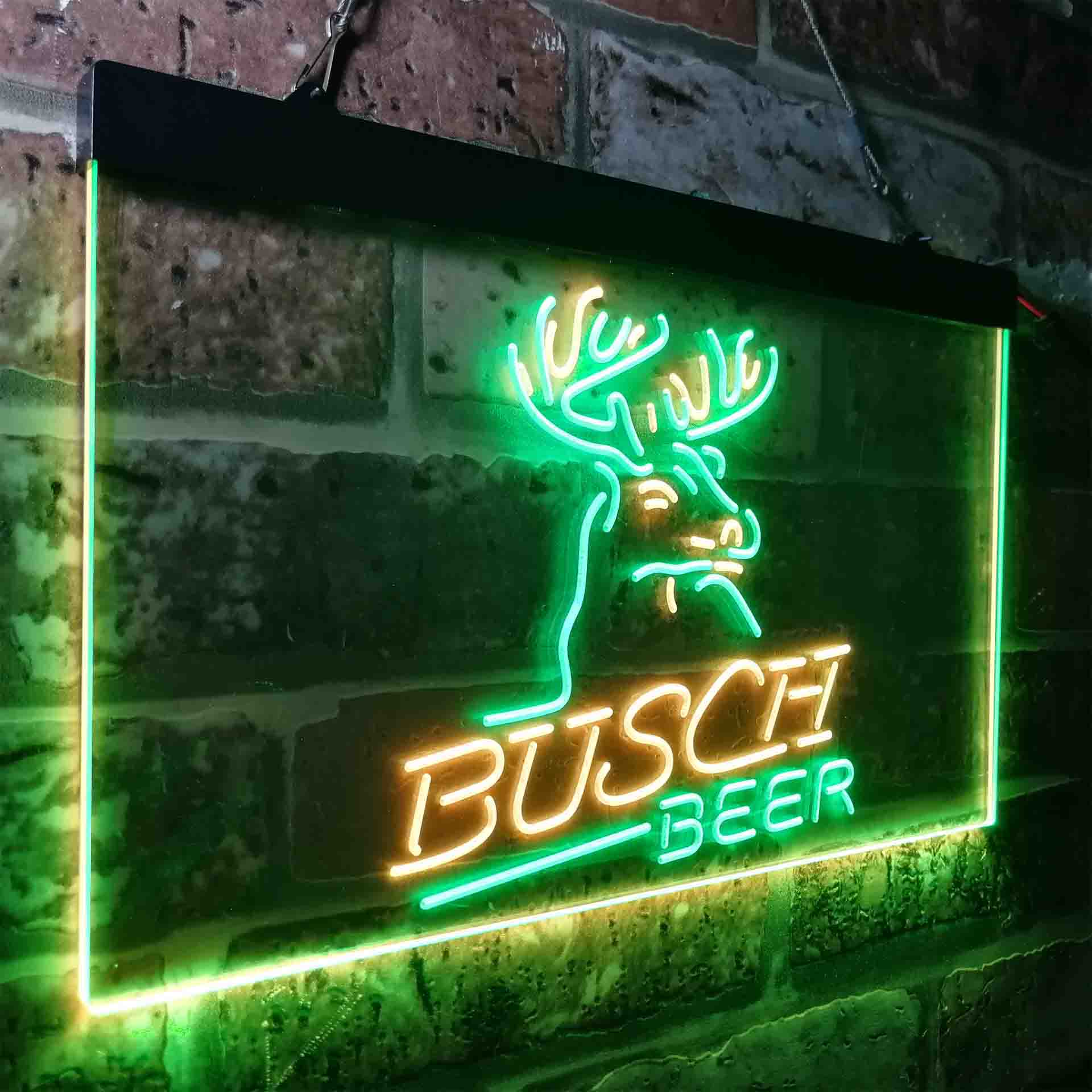 Busch Beer Den Deer Hunt Neon-Like LED Sign - ProLedSign