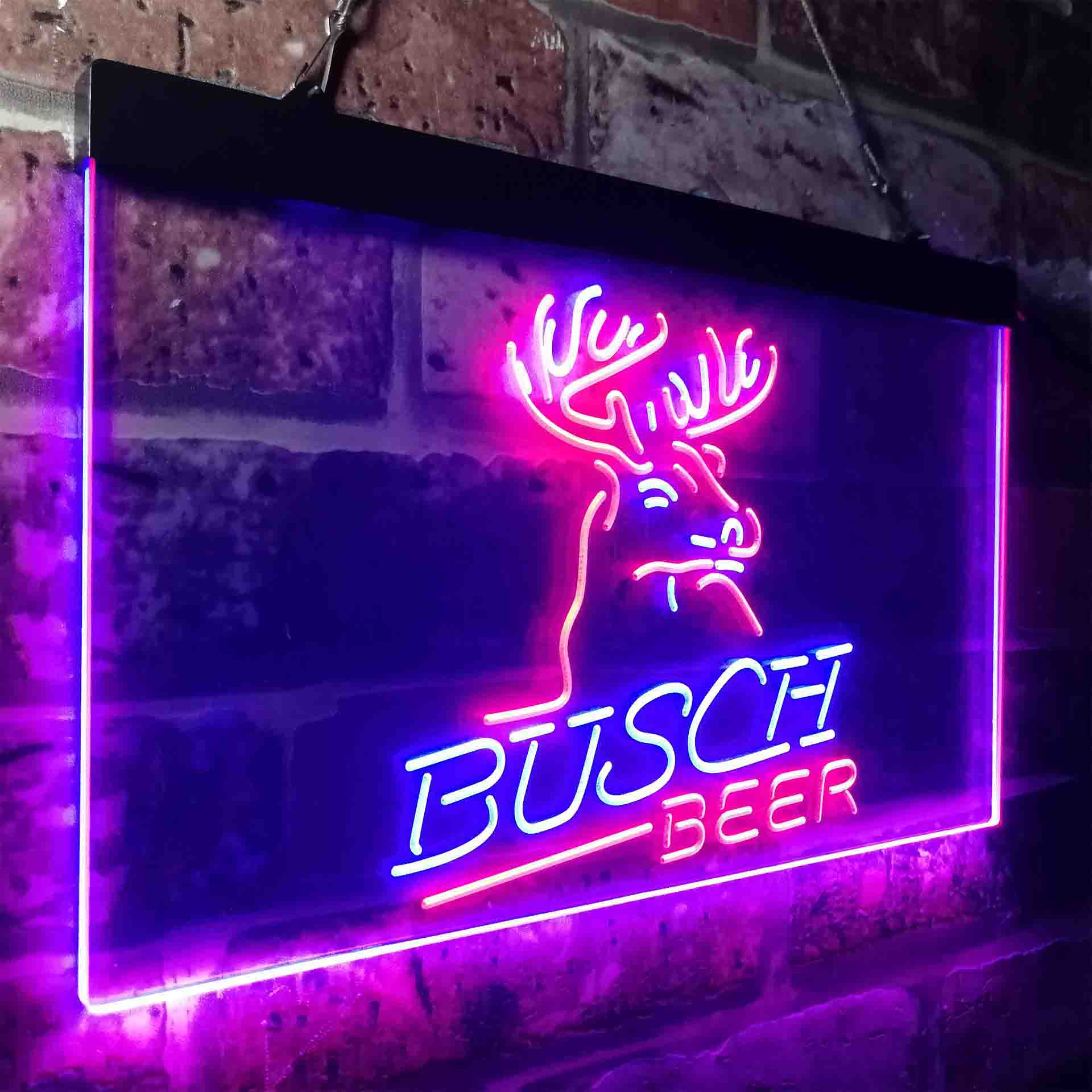 Busch Beer Den Deer Hunt Neon-Like LED Sign - ProLedSign