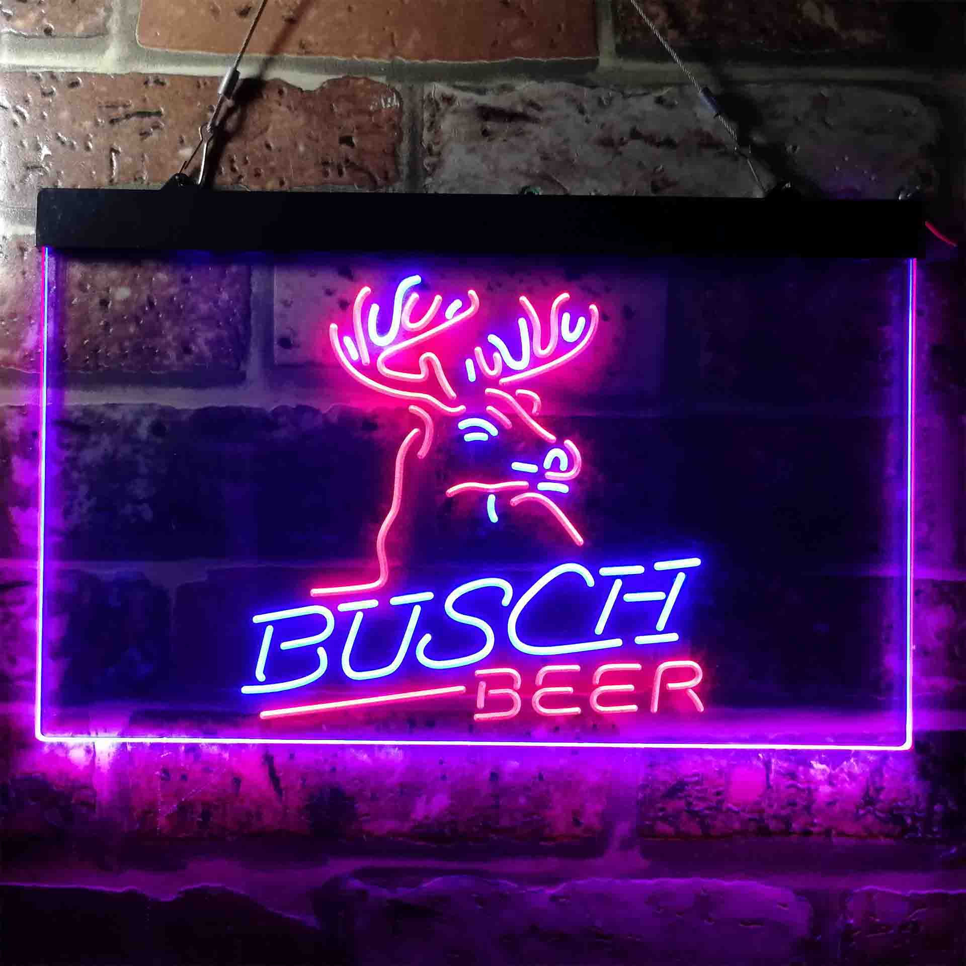 Busch Beer Den Deer Hunt Neon-Like LED Sign - ProLedSign