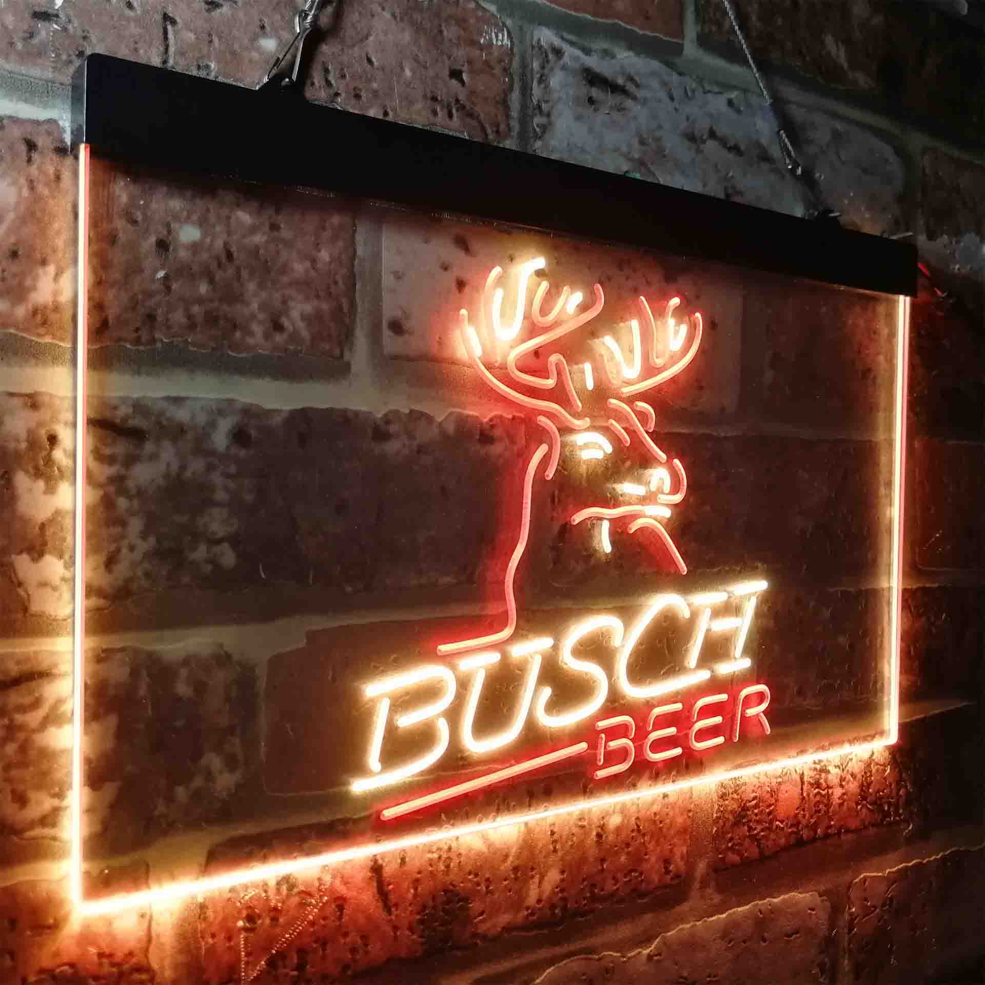 Busch Beer Den Deer Hunt Neon-Like LED Sign - ProLedSign