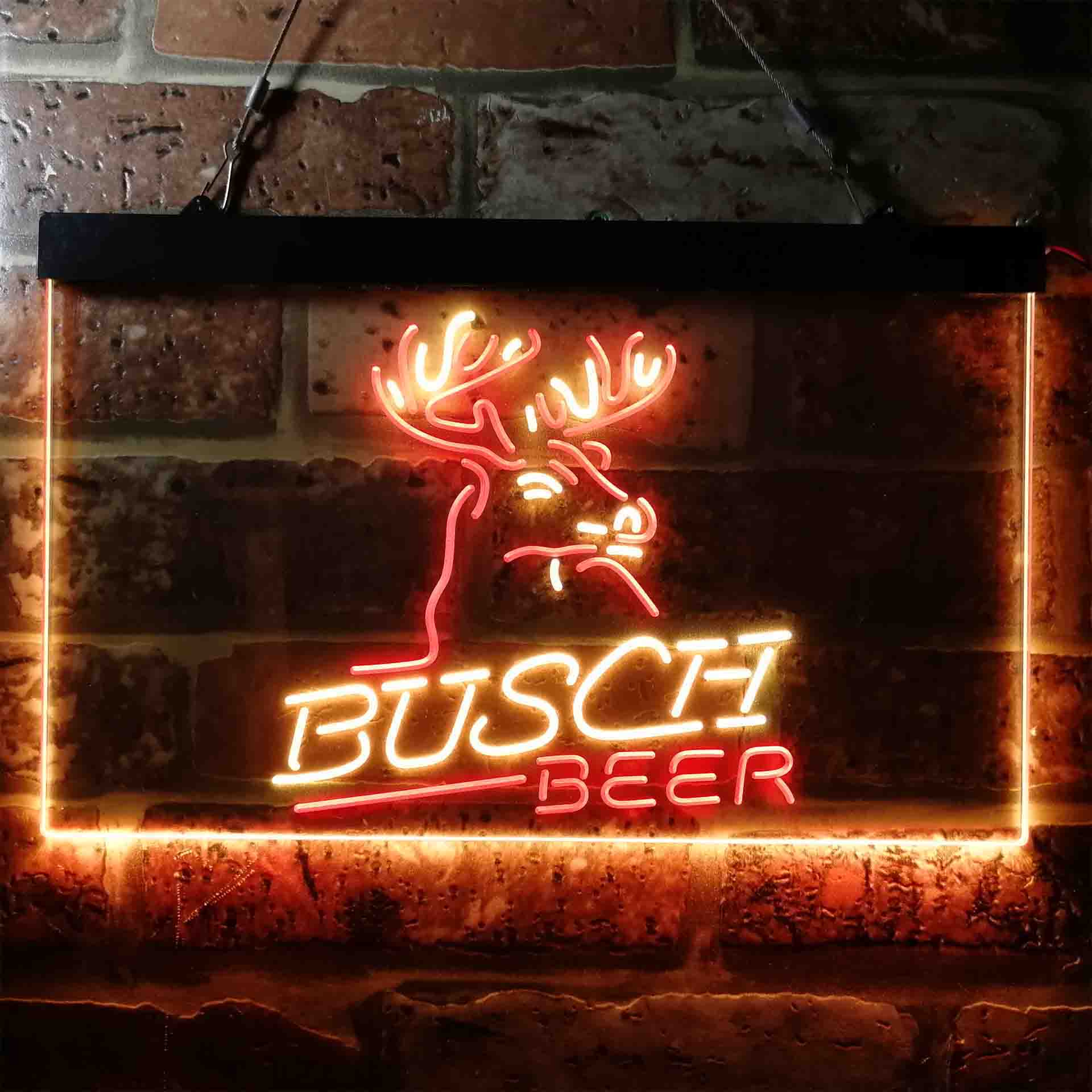 Busch Beer Den Deer Hunt Neon-Like LED Sign - ProLedSign