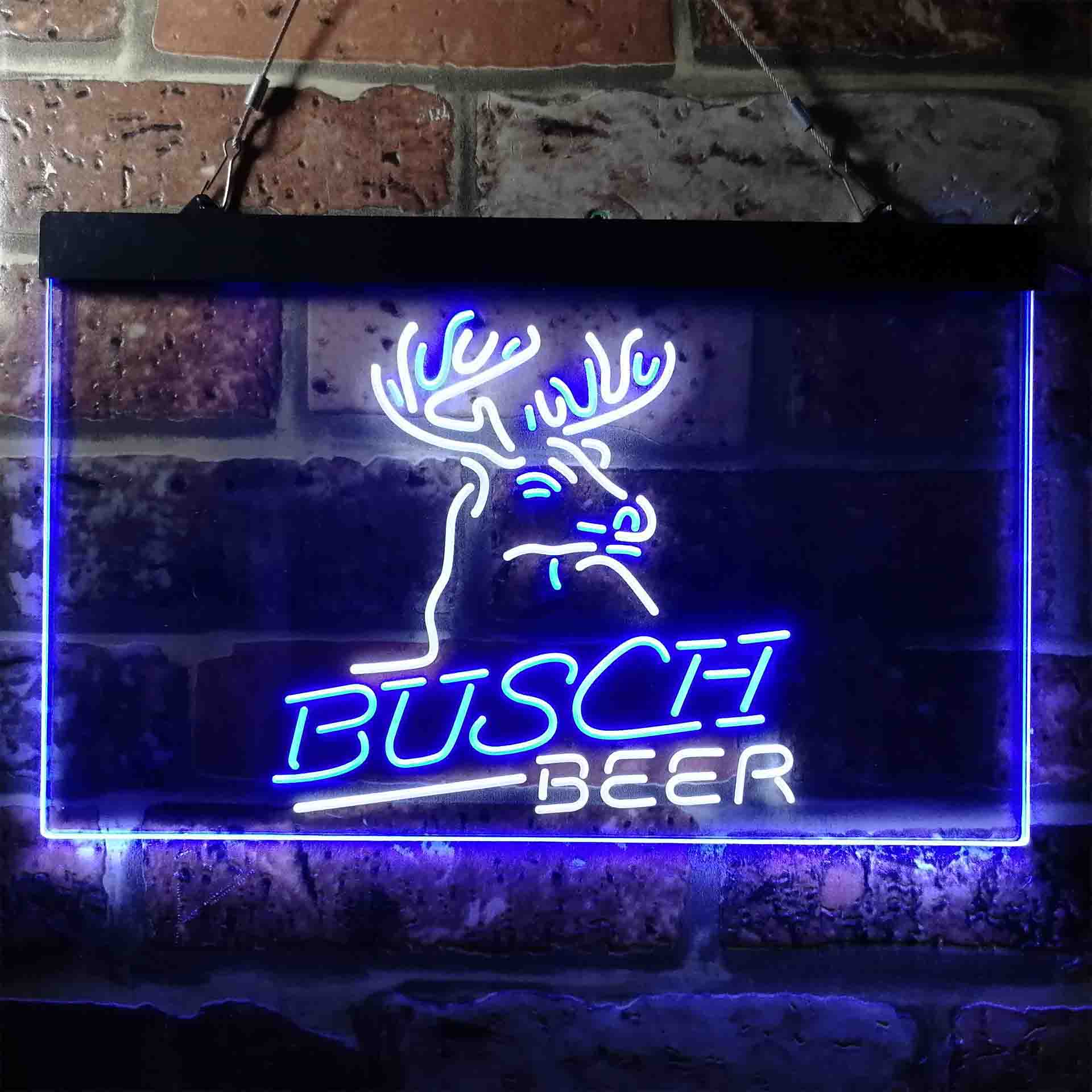 Busch Beer Den Deer Hunt Neon-Like LED Sign - ProLedSign