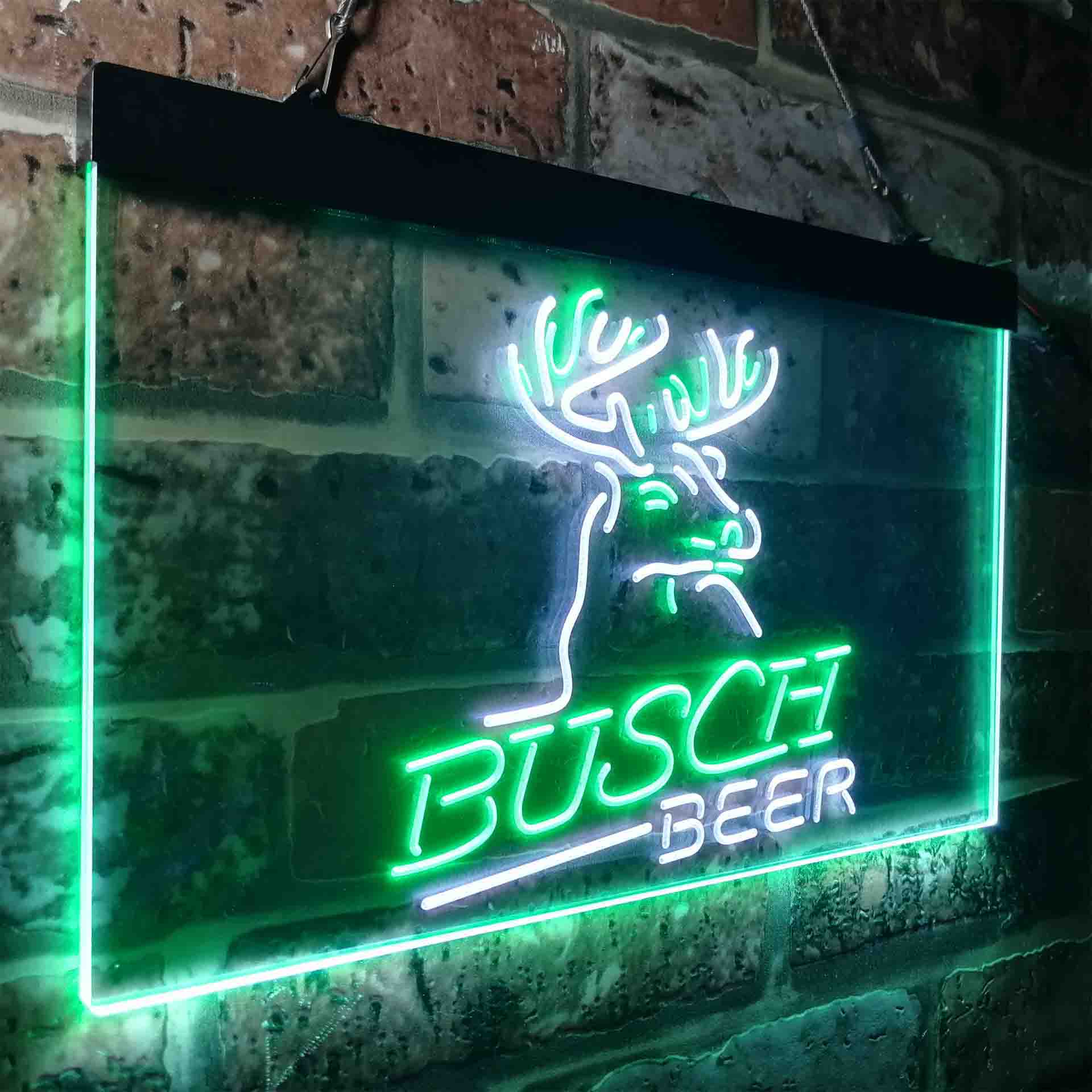 Busch Beer Den Deer Hunt Neon-Like LED Sign - ProLedSign