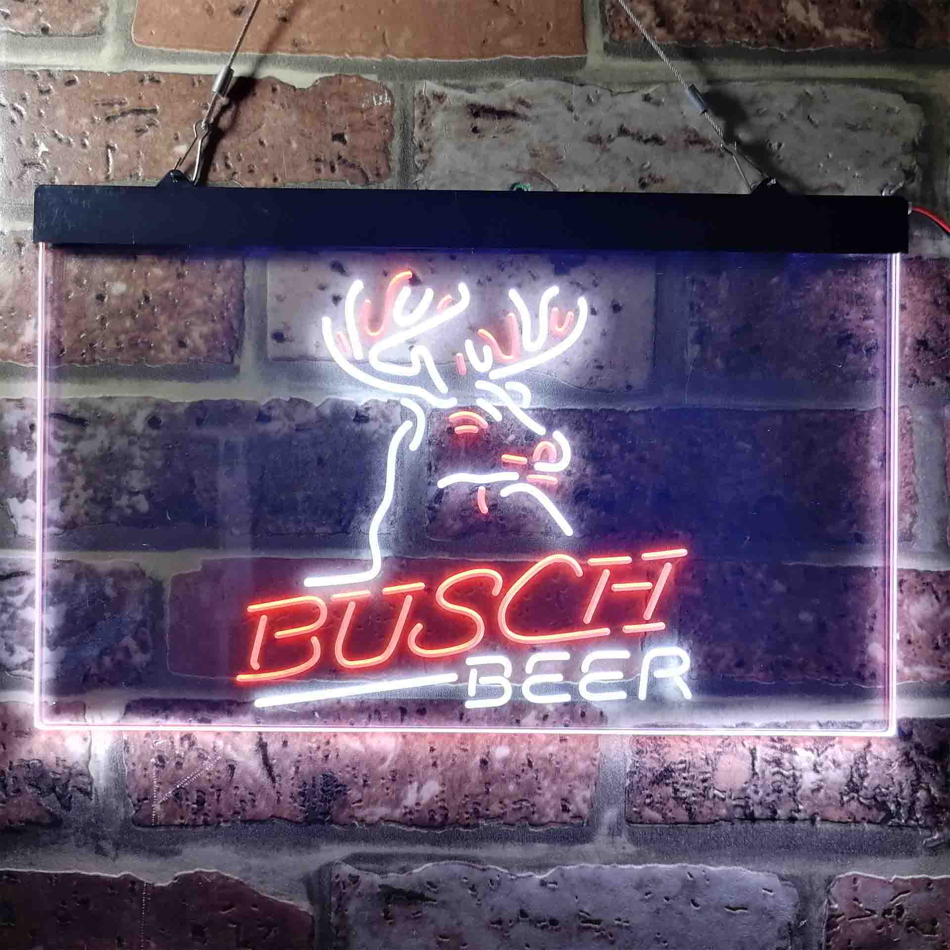 Busch Beer Den Deer Hunt Neon-Like LED Sign - ProLedSign