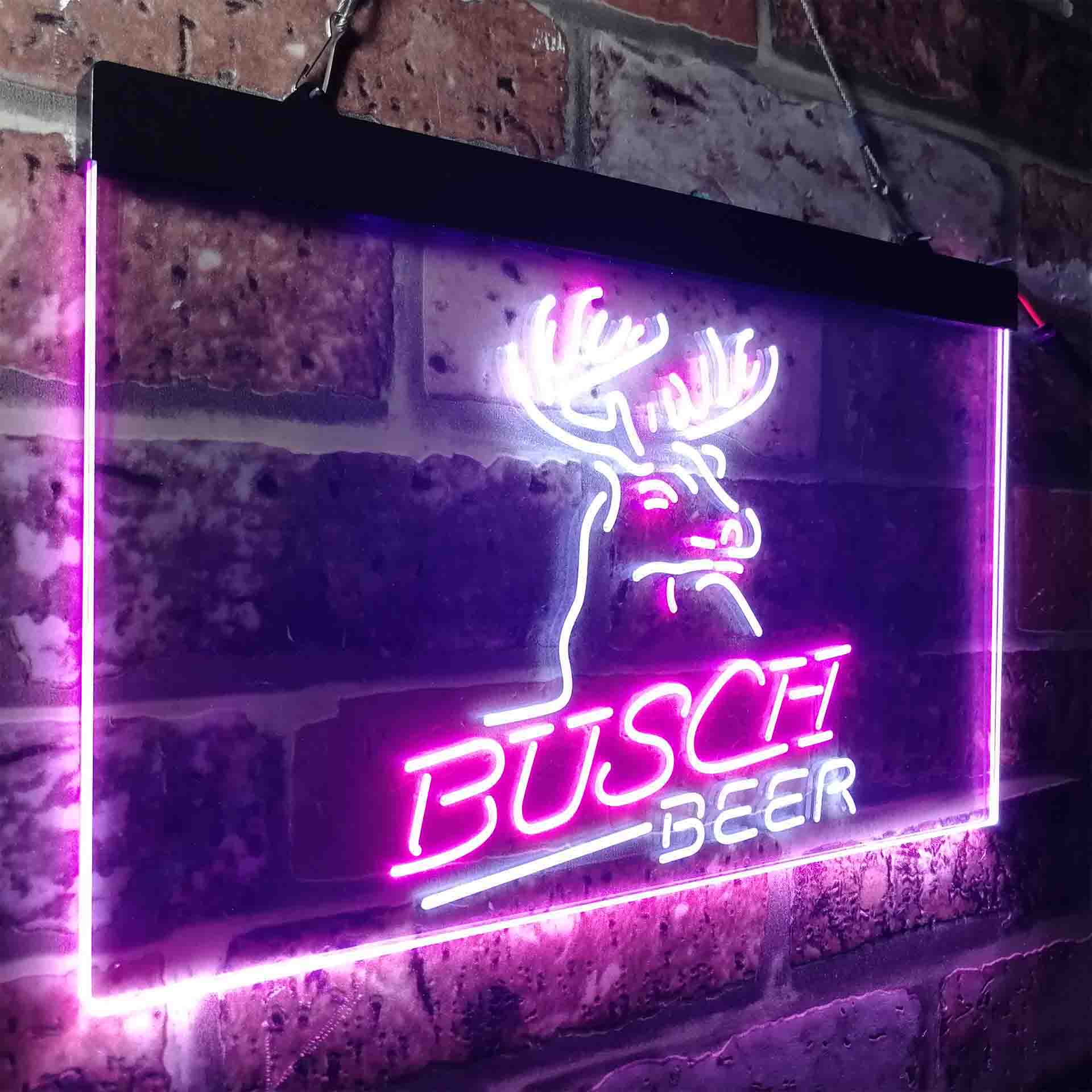 Busch Beer Den Deer Hunt Neon-Like LED Sign - ProLedSign