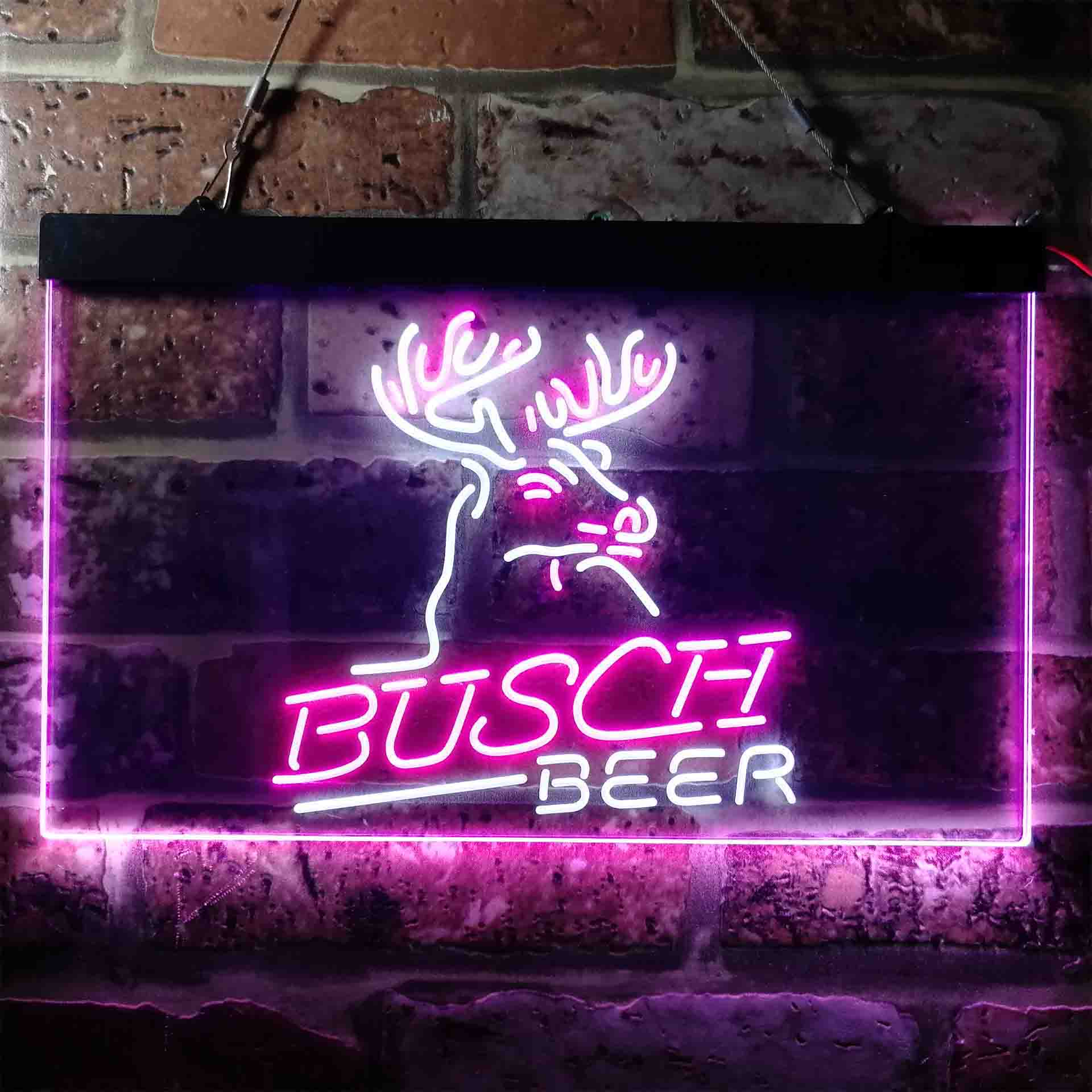 Busch Beer Den Deer Hunt Neon-Like LED Sign - ProLedSign